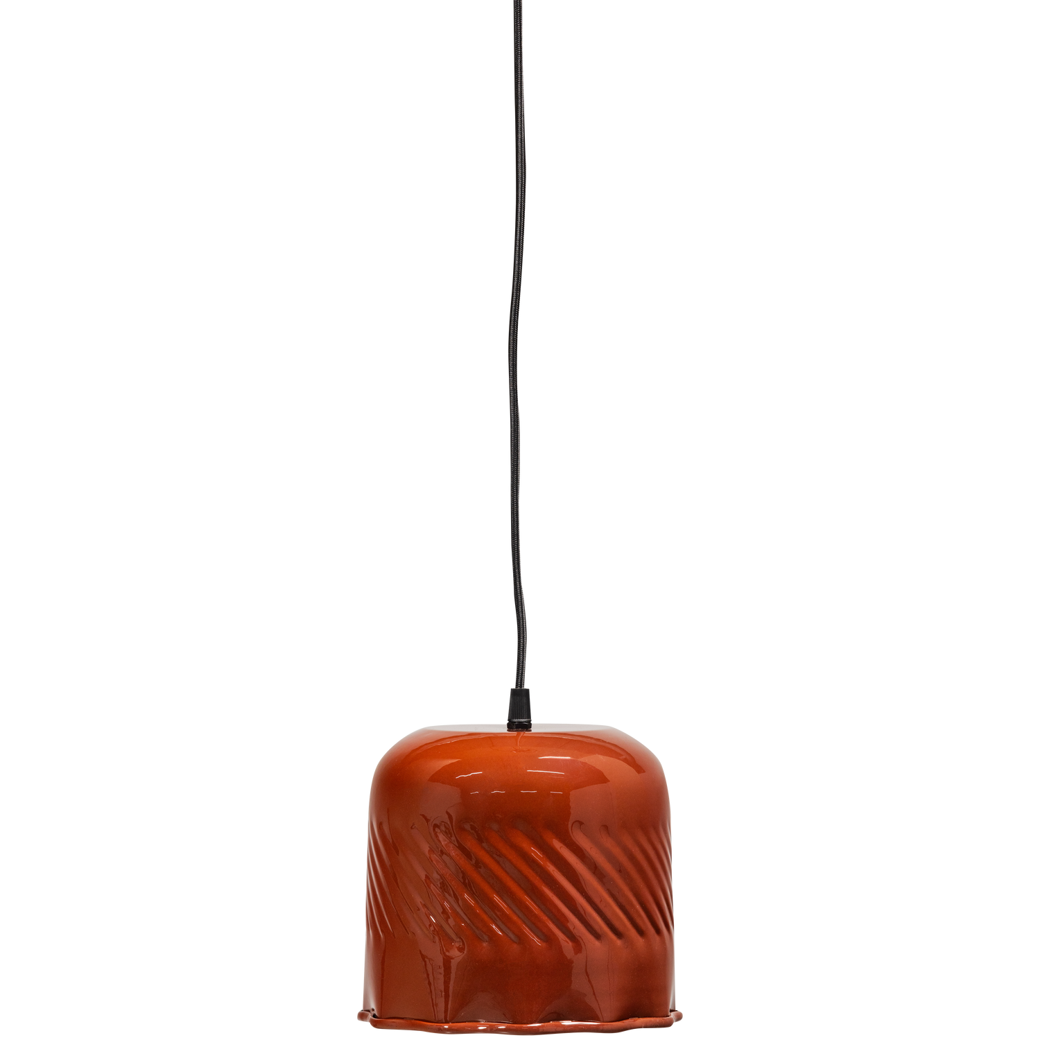 Arleso hanglamp metaal oranje/bruin