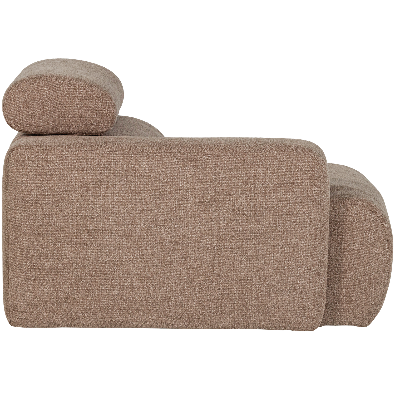 Novi 1-zits element arm links boucle karamelbruin