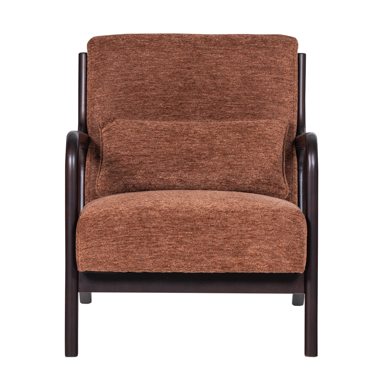Mark fauteuil chenille bruin