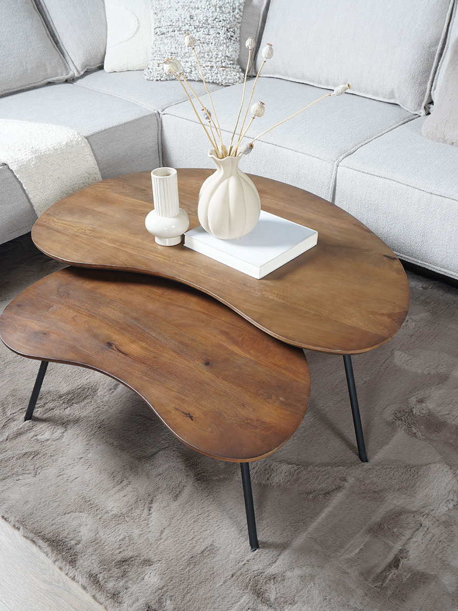 Vloerkleed Velluto Choco Rond
