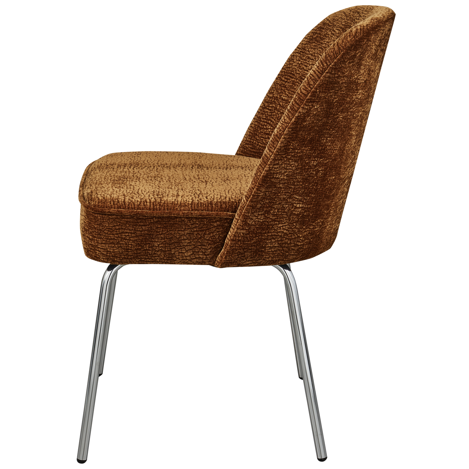 Vogue eetkamerstoel structure velvet brass