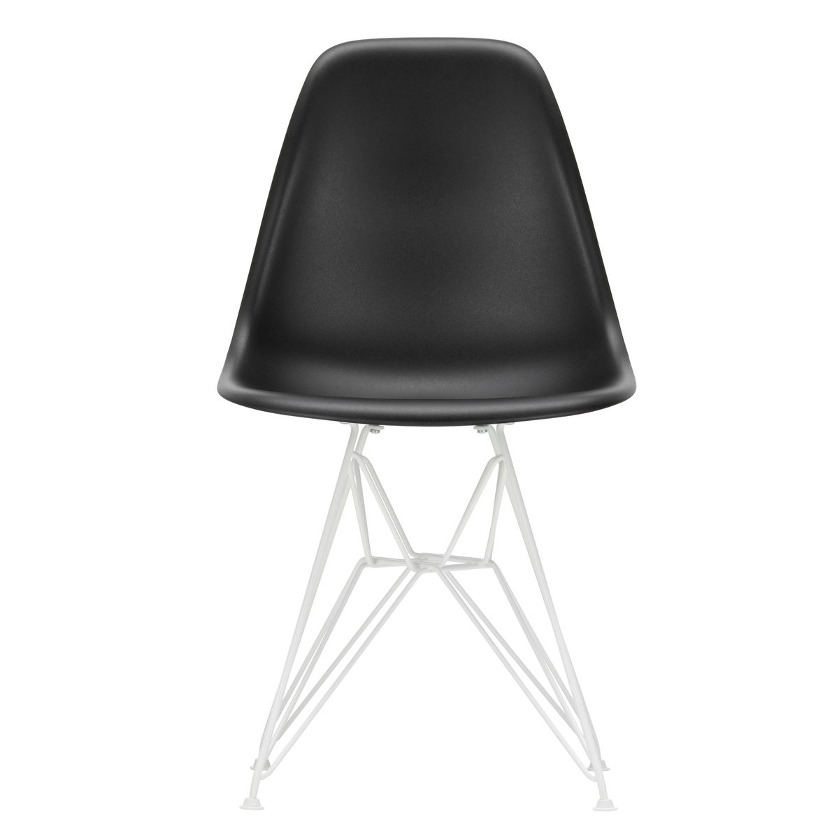 Vitra DSR RE eetkamerstoel wit onderstel