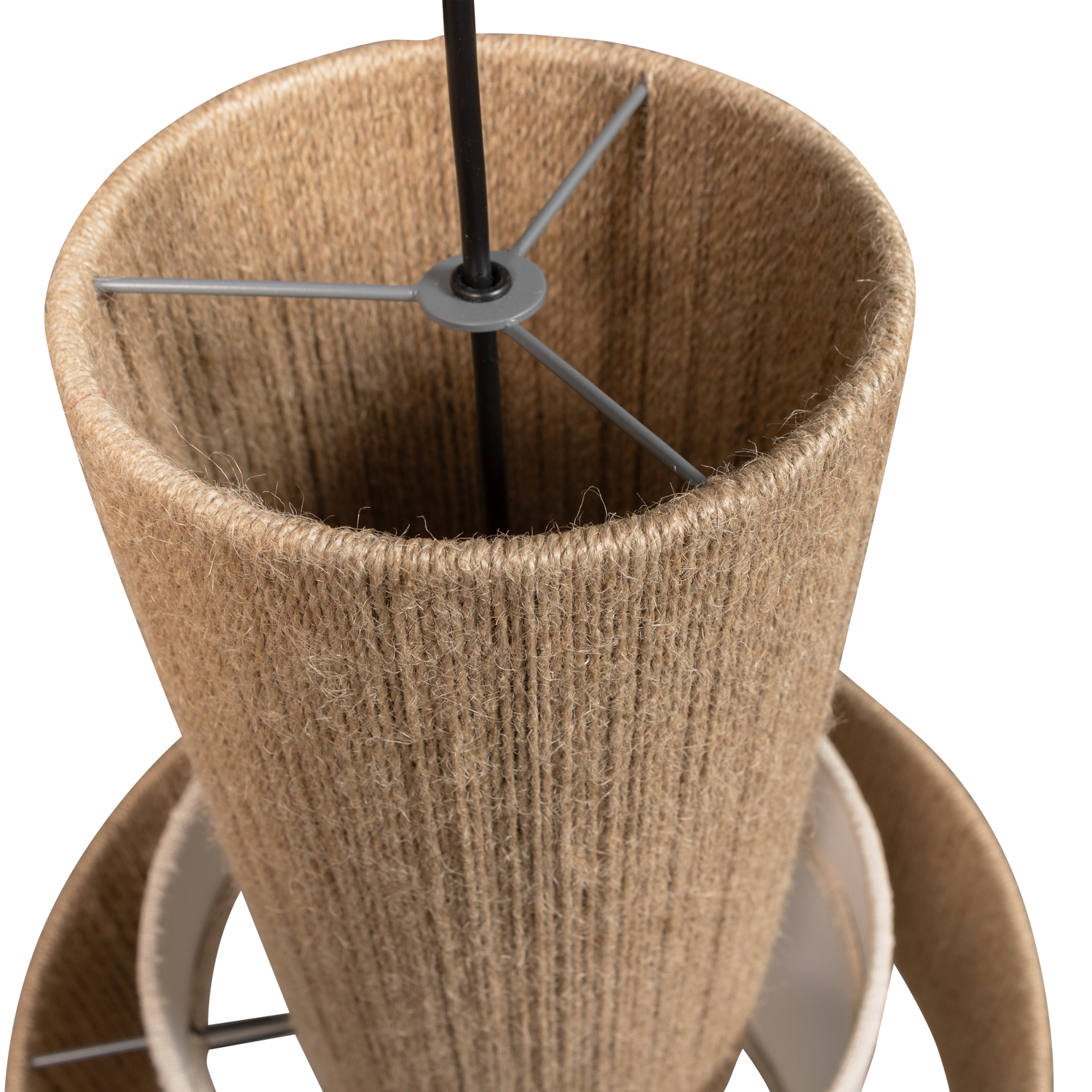 Pelle hanglamp touw naturel