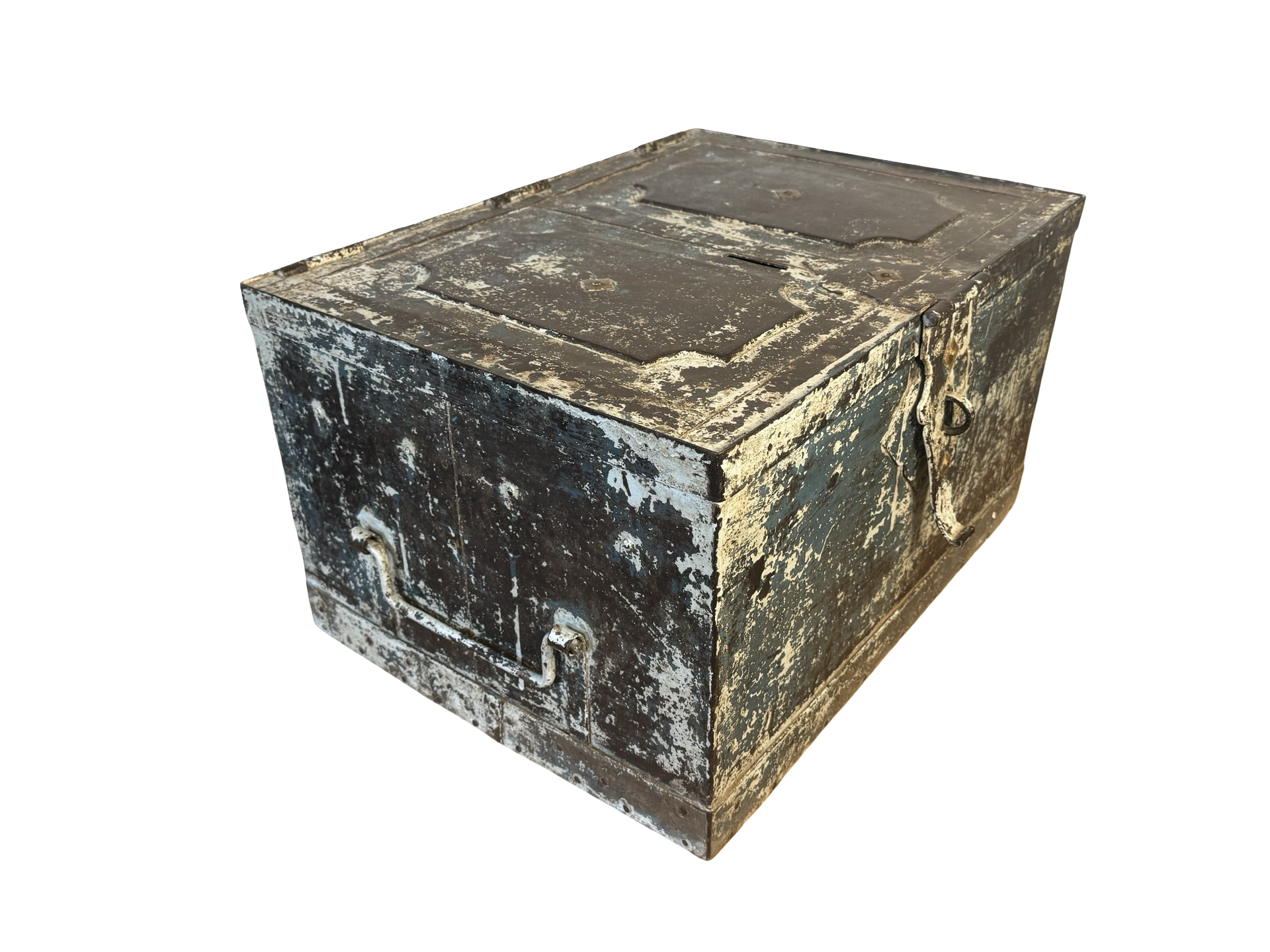 Kist Iron money box uniek