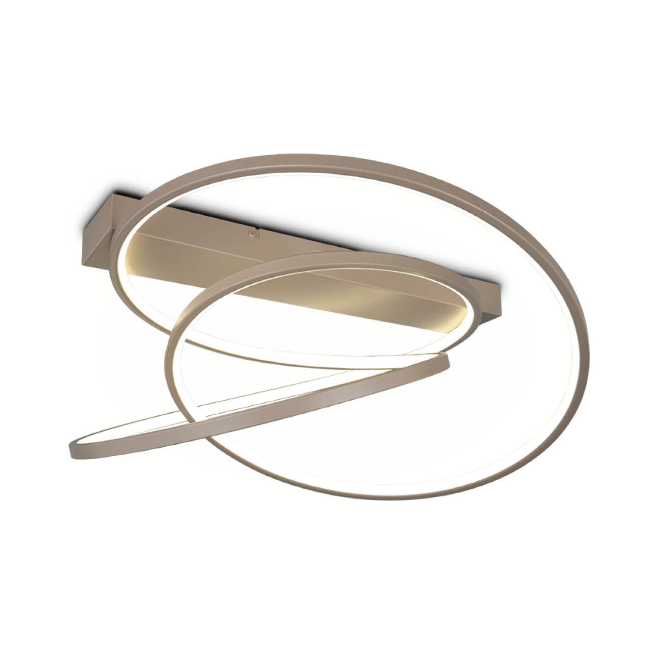 Vincent Plafondlamp Zand en Brons