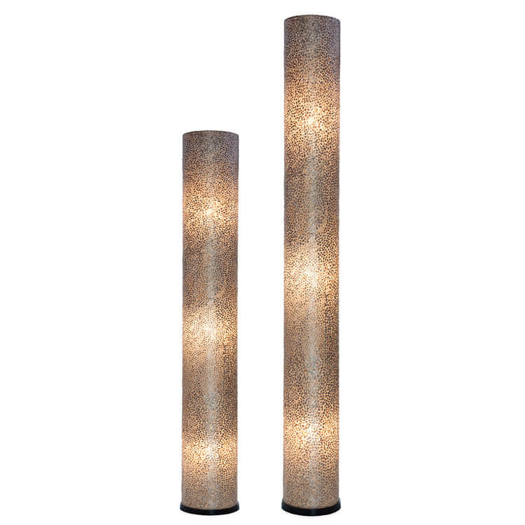 Vloerlamp cilinder wangi gold 