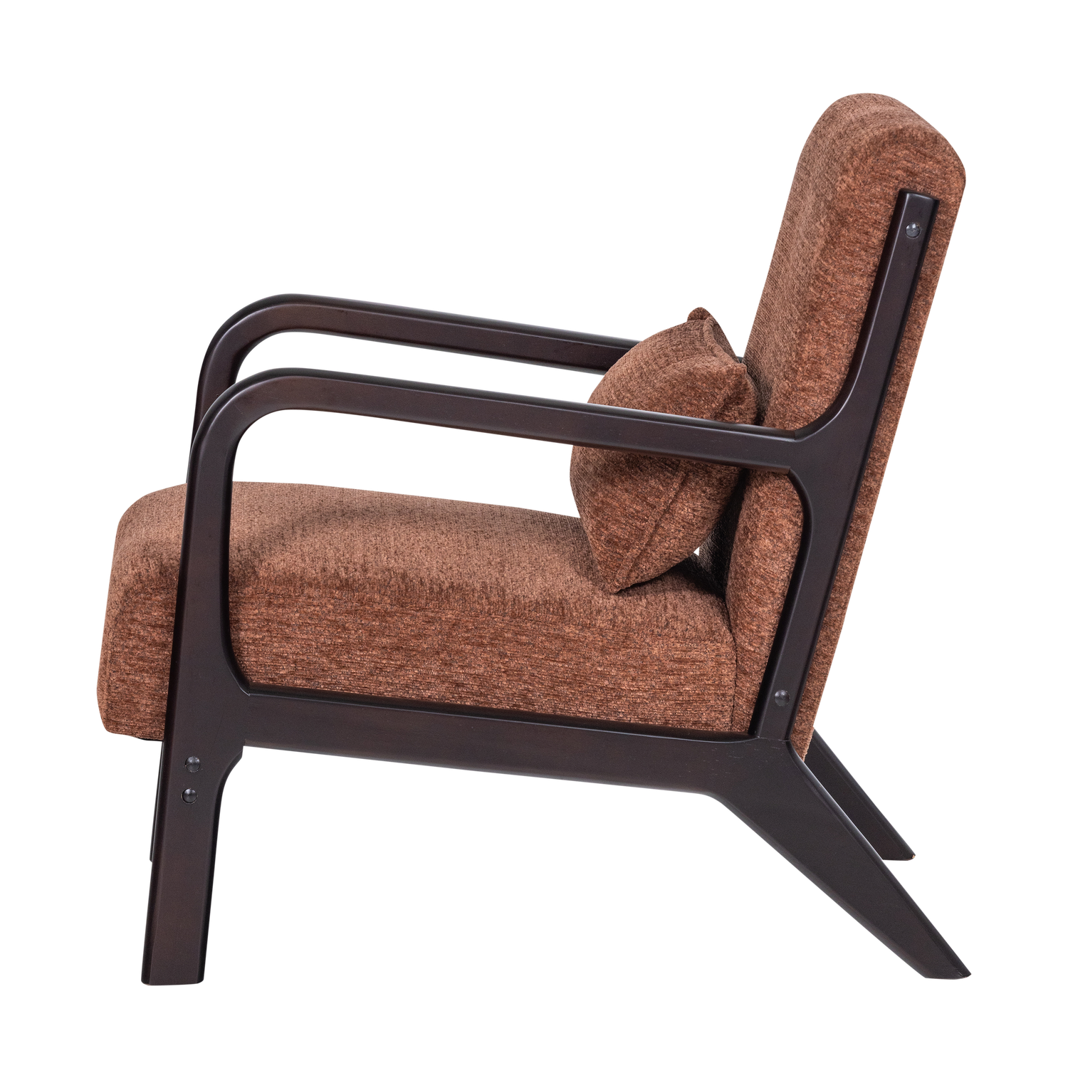 Mark fauteuil chenille bruin