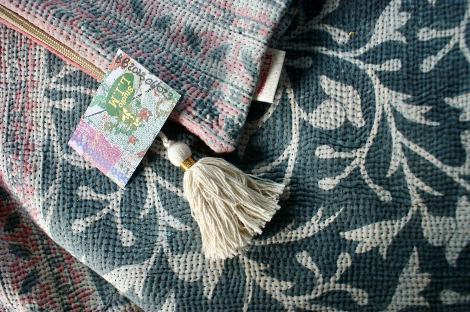 Kussen Kantha vintage 50x70 cm