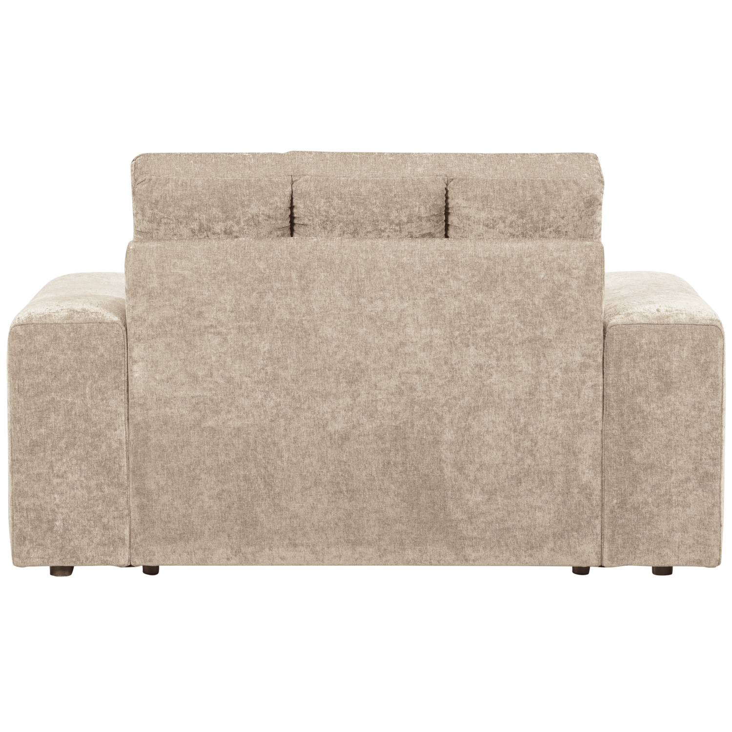 Second date loveseat velvet warmgrijs