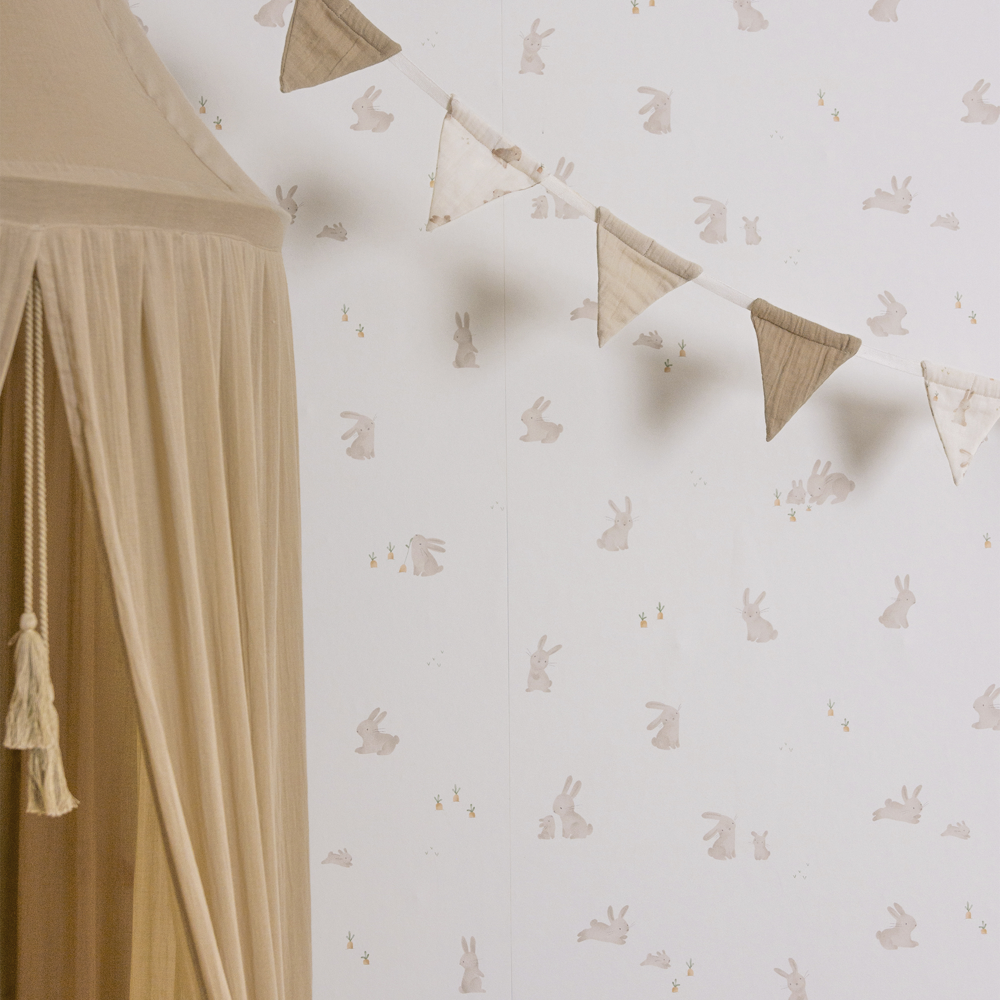 Vliesbehang Baby Bunny