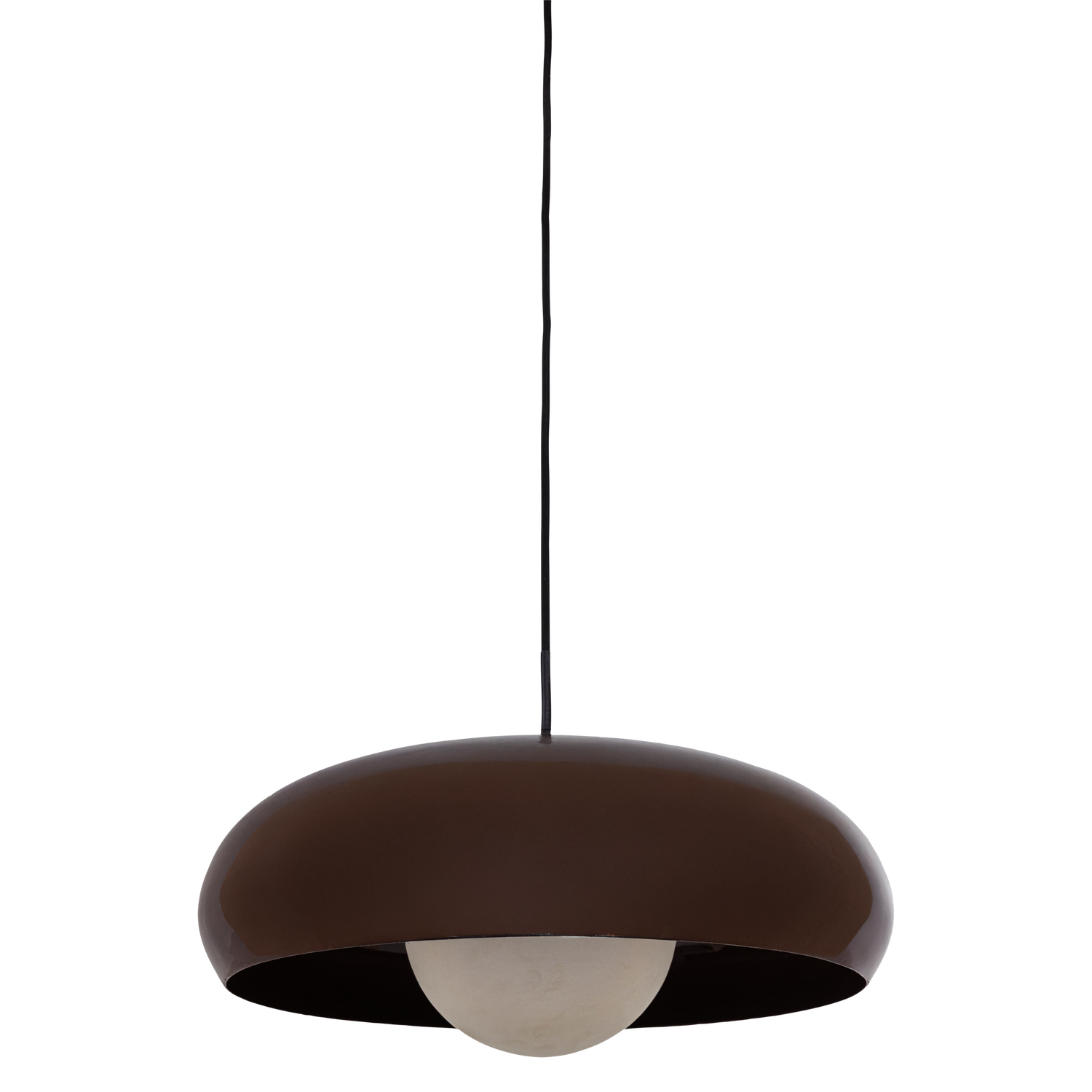 Tivo hanglamp rond metaal hoogglans zand