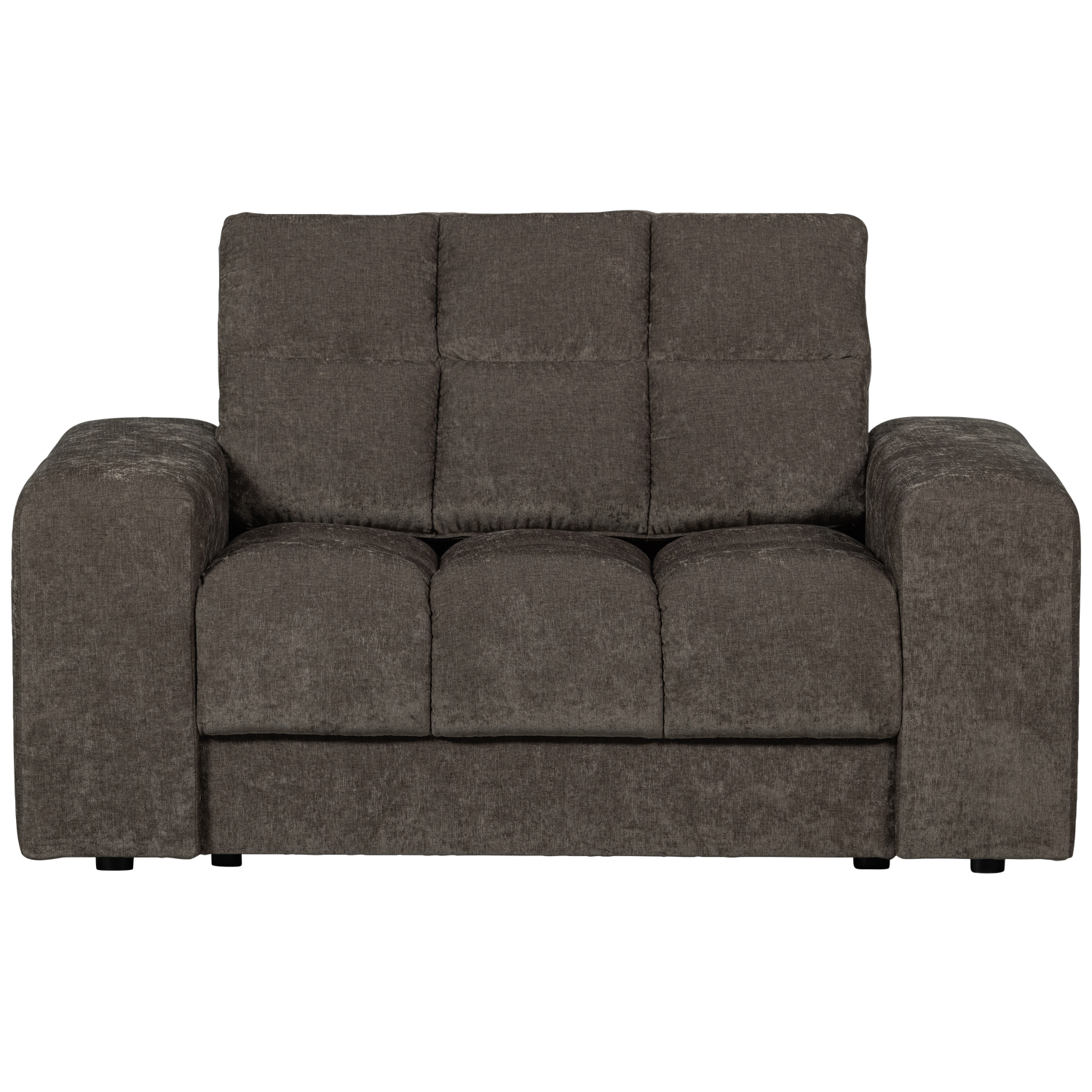 Second date loveseat velvet warmgrijs