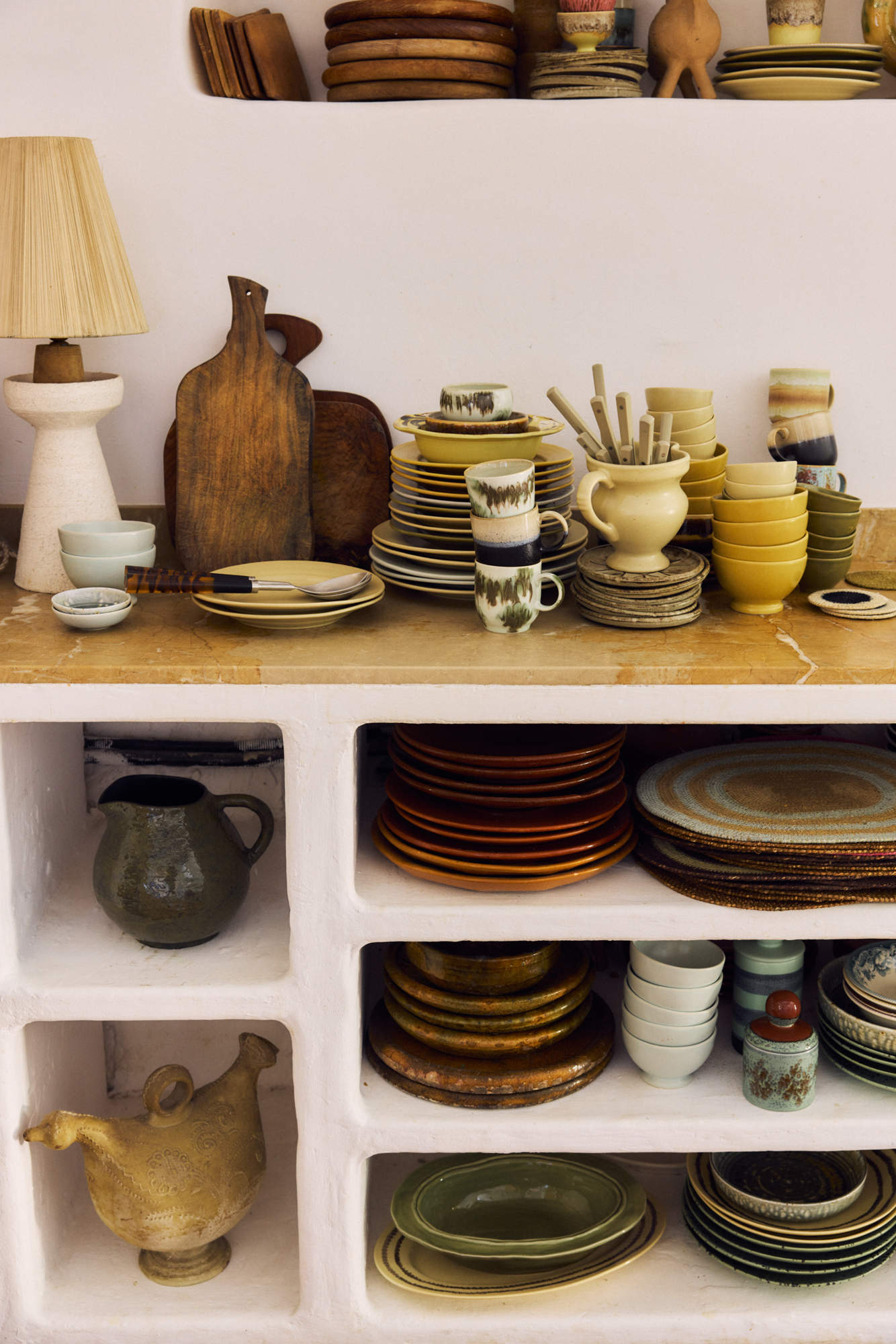 HKliving Servies Farmhouse Ceramics Diner bord - set van 2