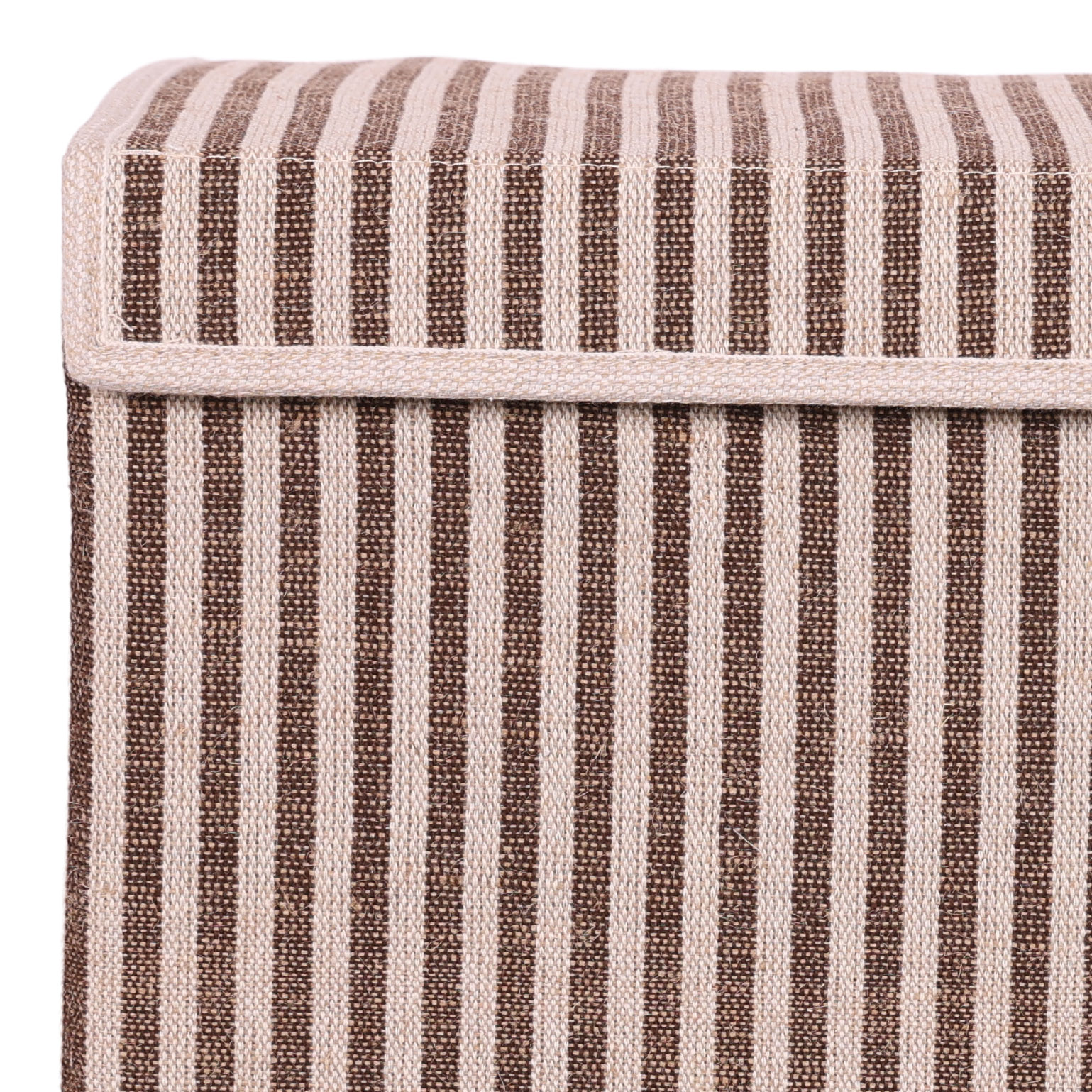 Opbergdoos Auri stripe brown