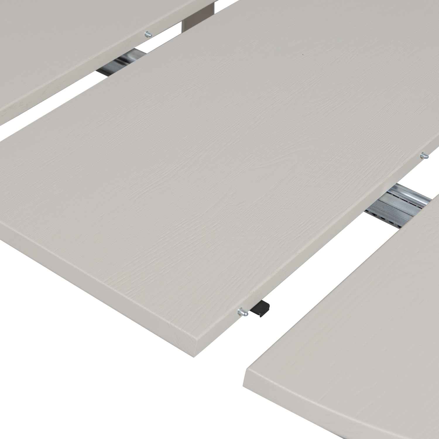 Janne uitschuifbare eettafel rond eiken dakargrau [fsc]