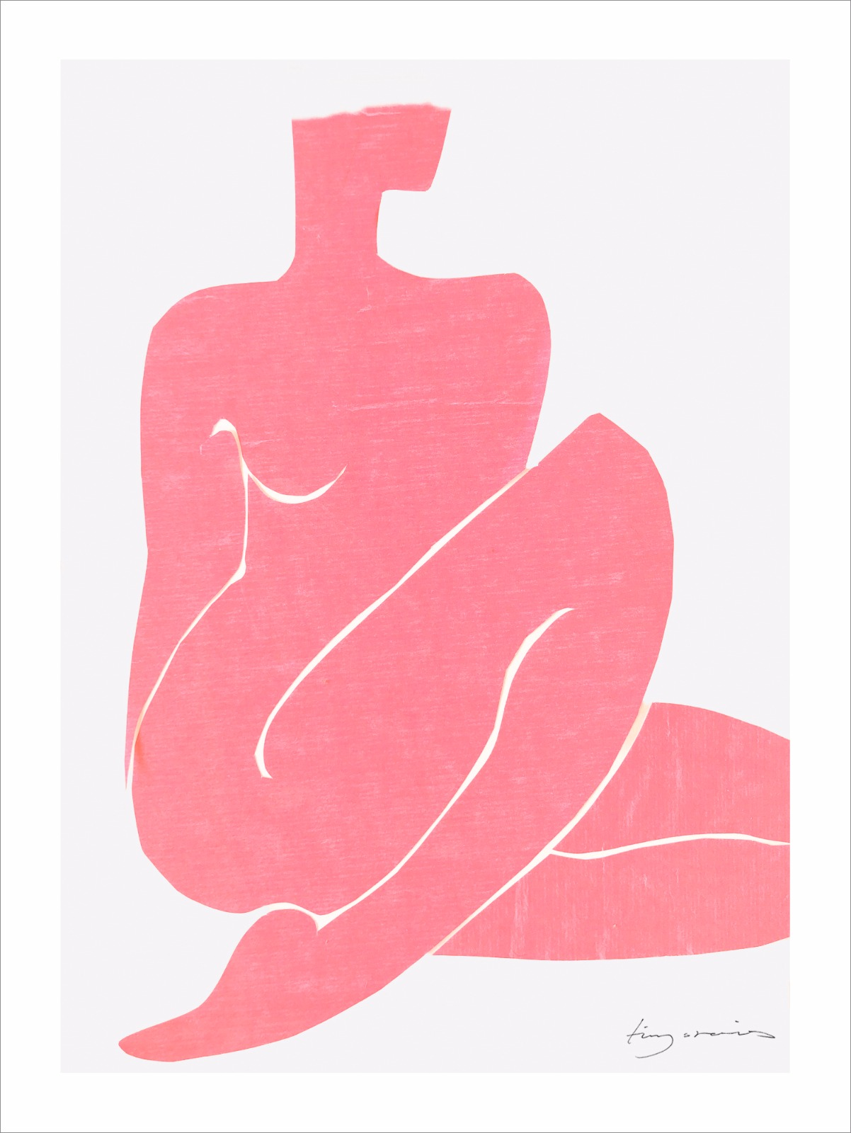 Print Pink Nude