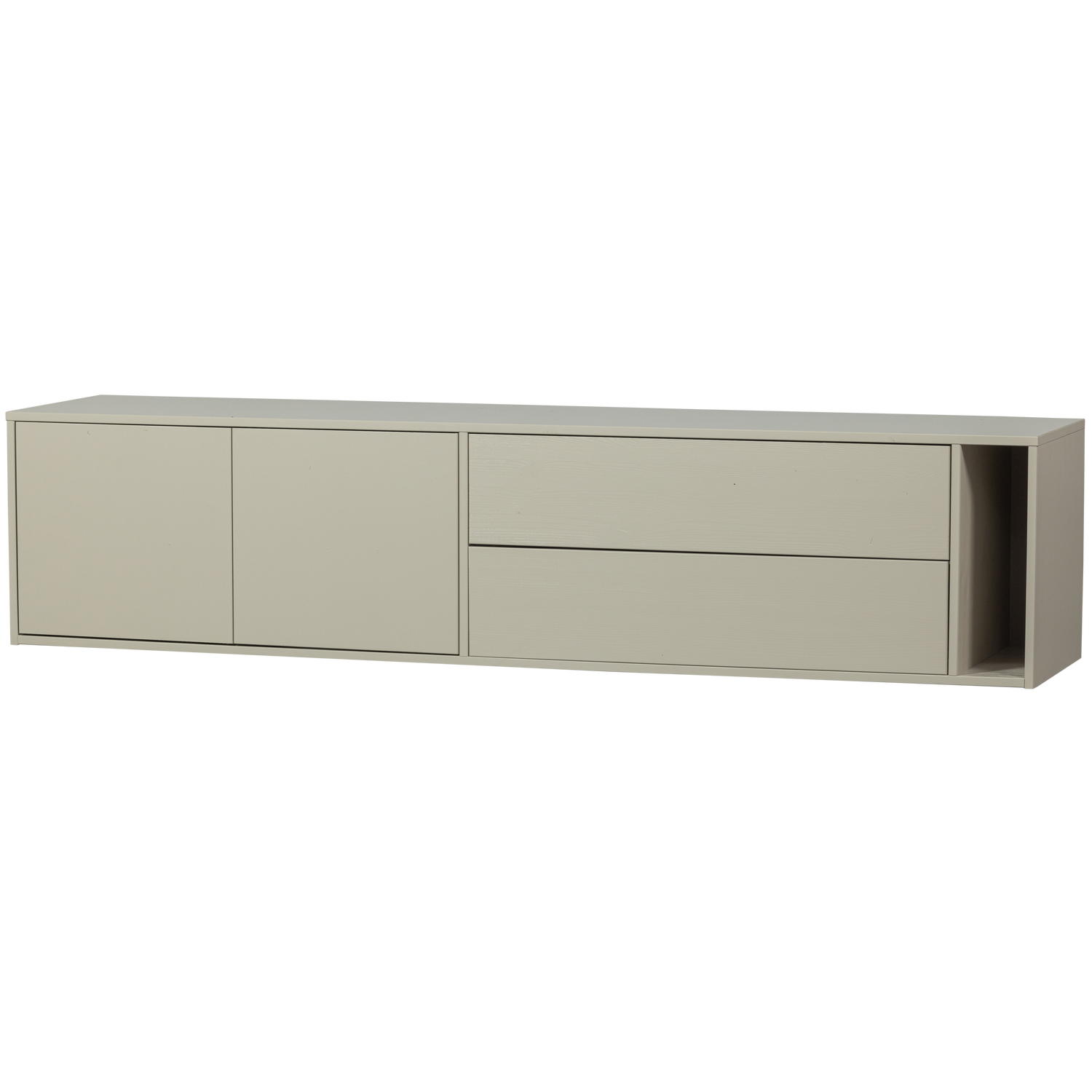 Settle down tv meubel 200 cm grenen middenbruin [fsc]