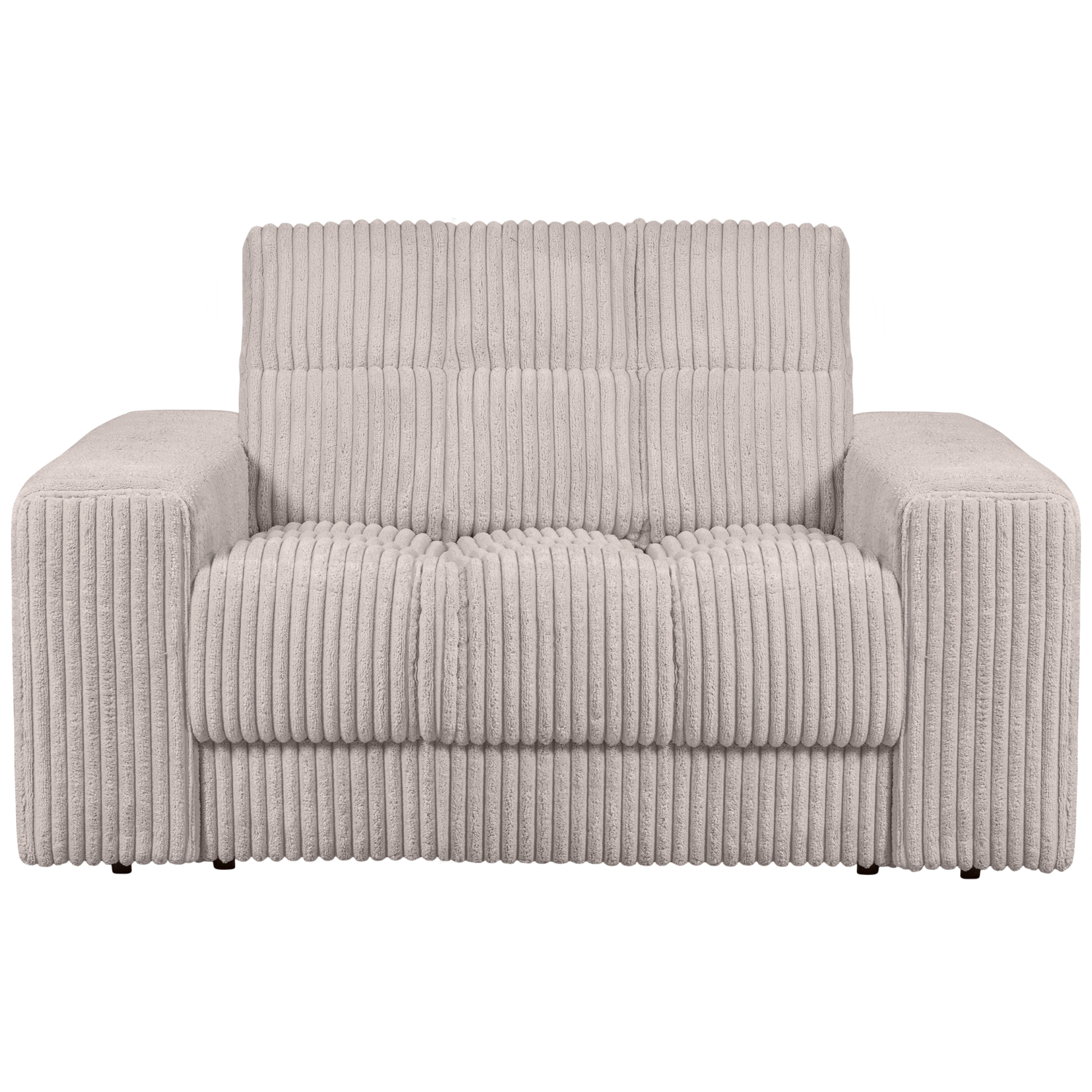 Second date loveseat velvet warmgrijs