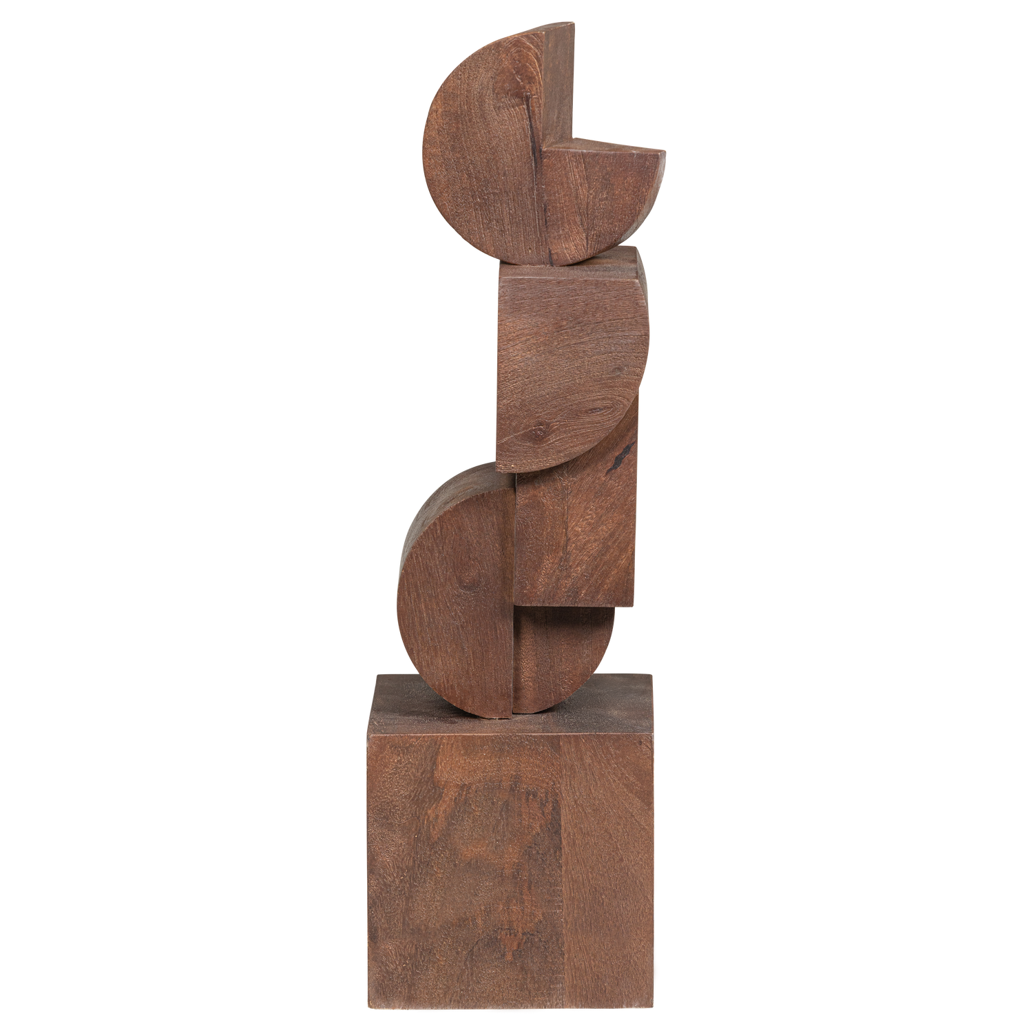 Draxa sculptuur ornament hout bruin