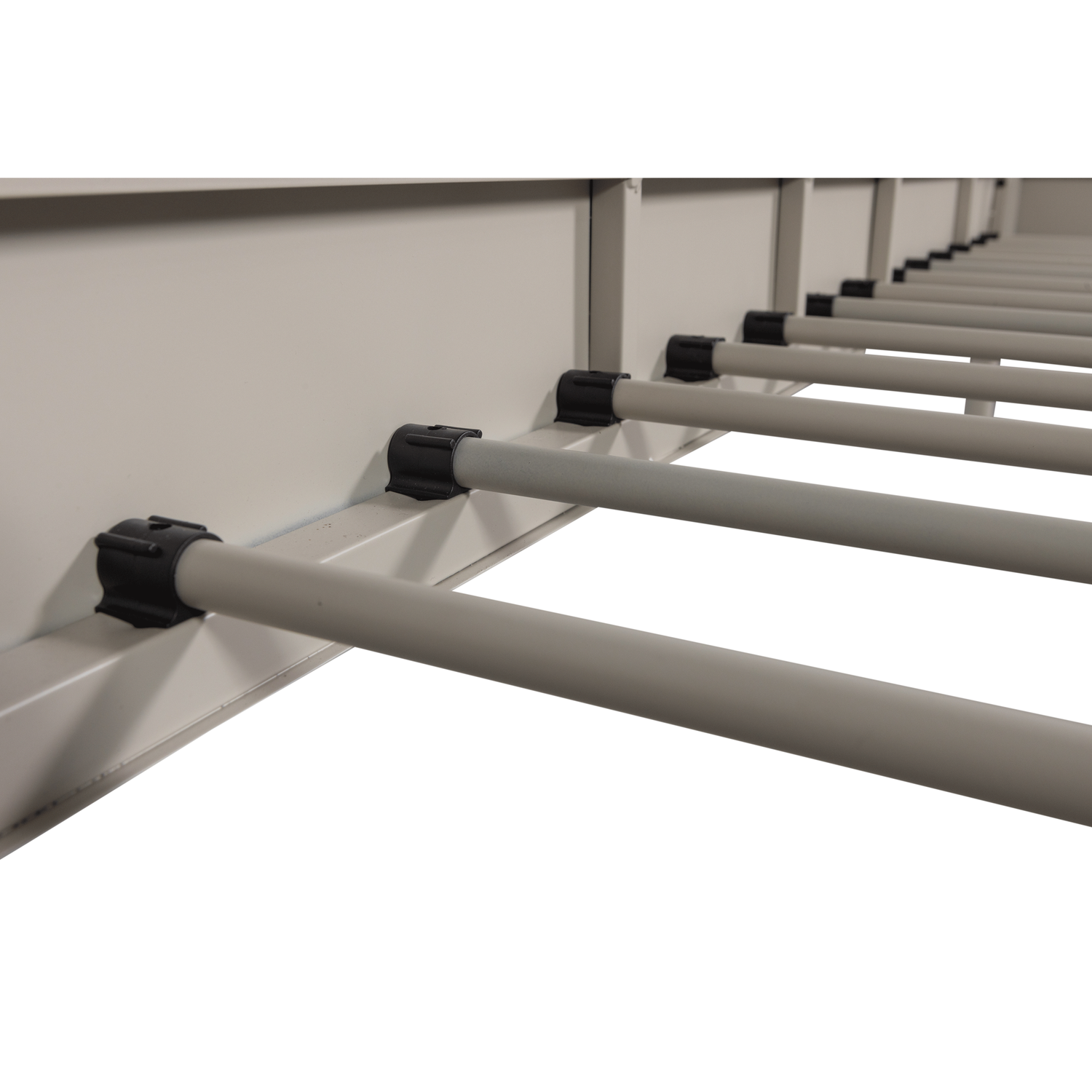 Mata 1-persoons bed metaal zand 90x200 cm
