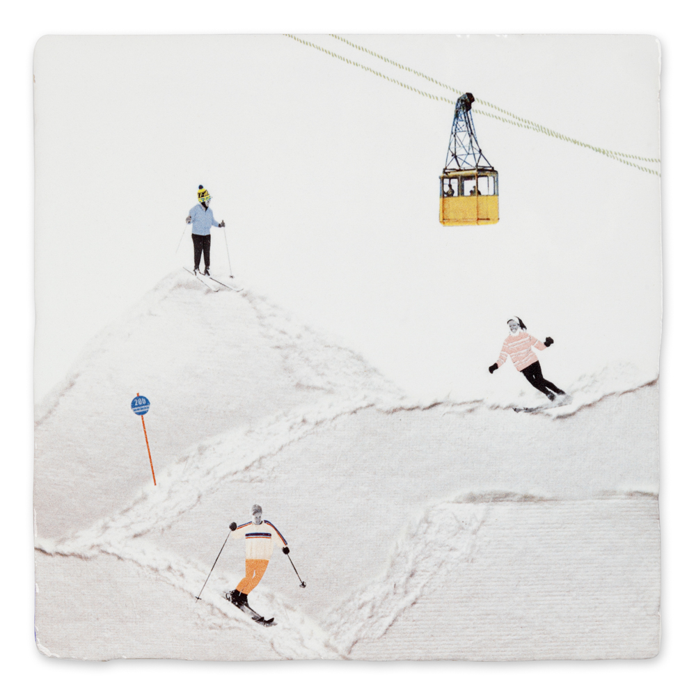 Storytiles wandtegel Wintersport