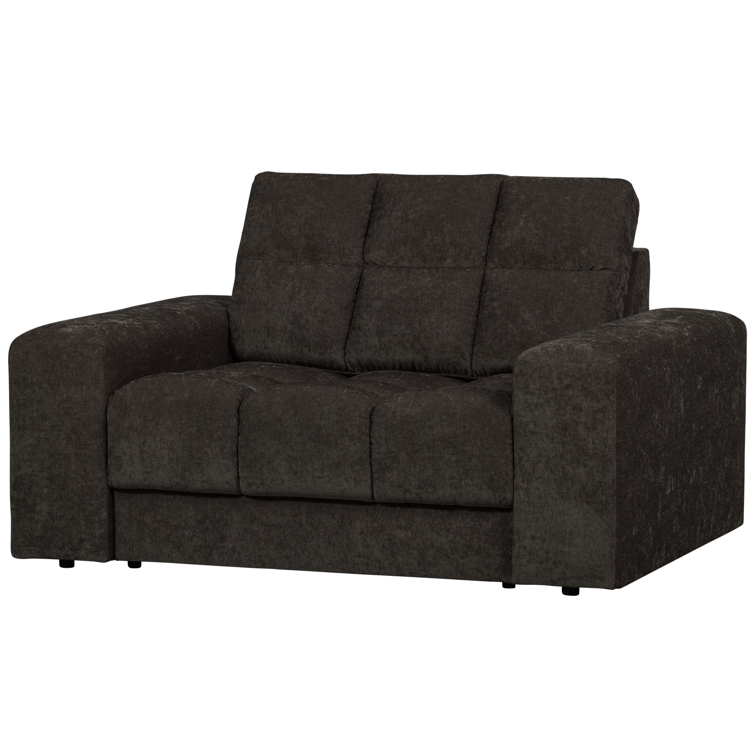 Second date loveseat velvet warmgrijs