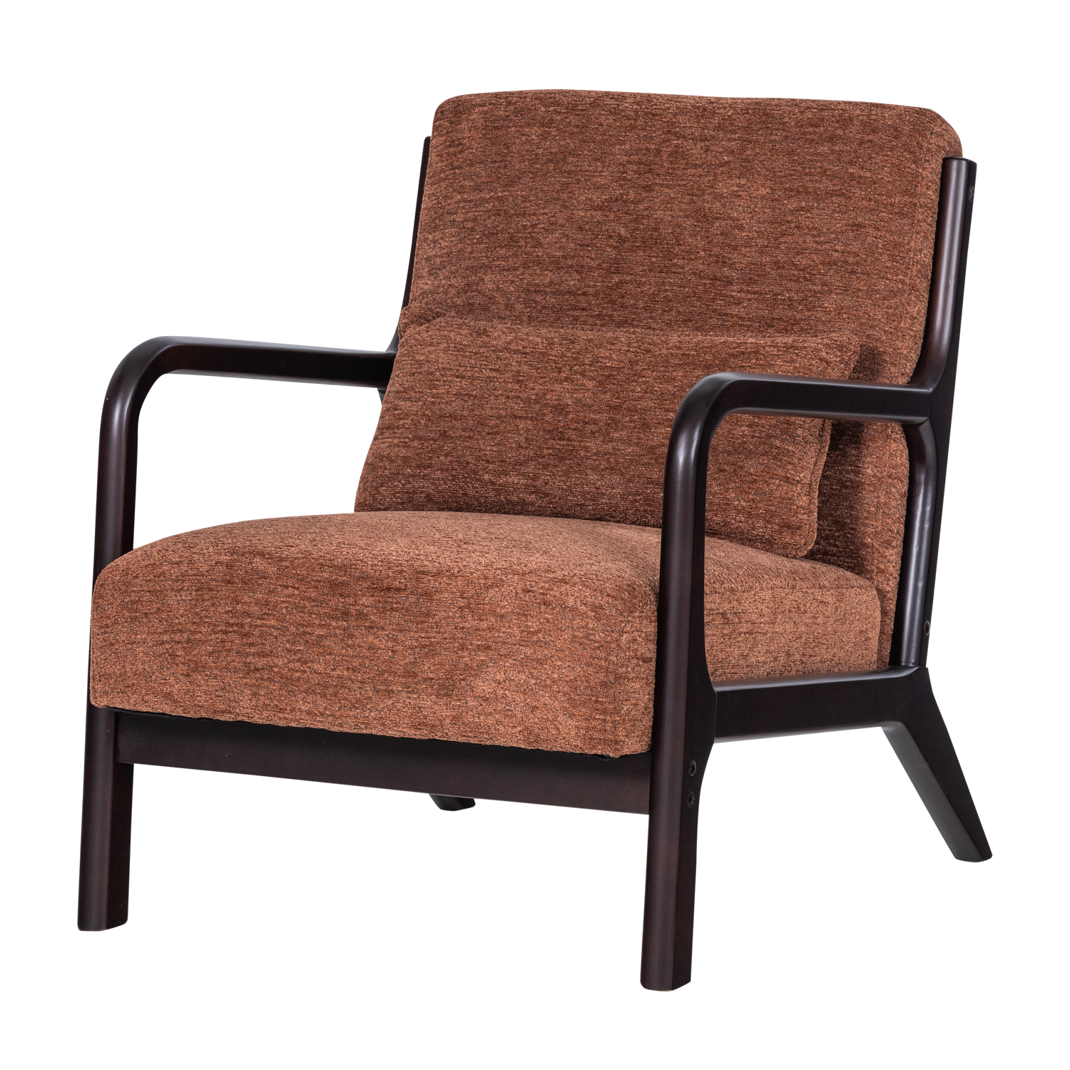 Mark fauteuil chenille bruin