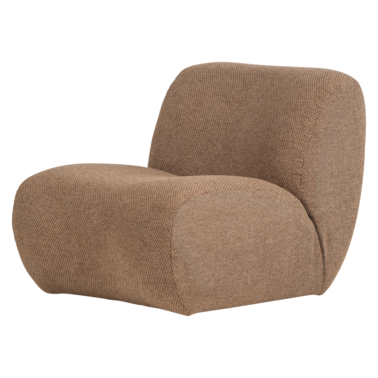 Nomu fauteuil grove chenille lichtbruin [fsc]