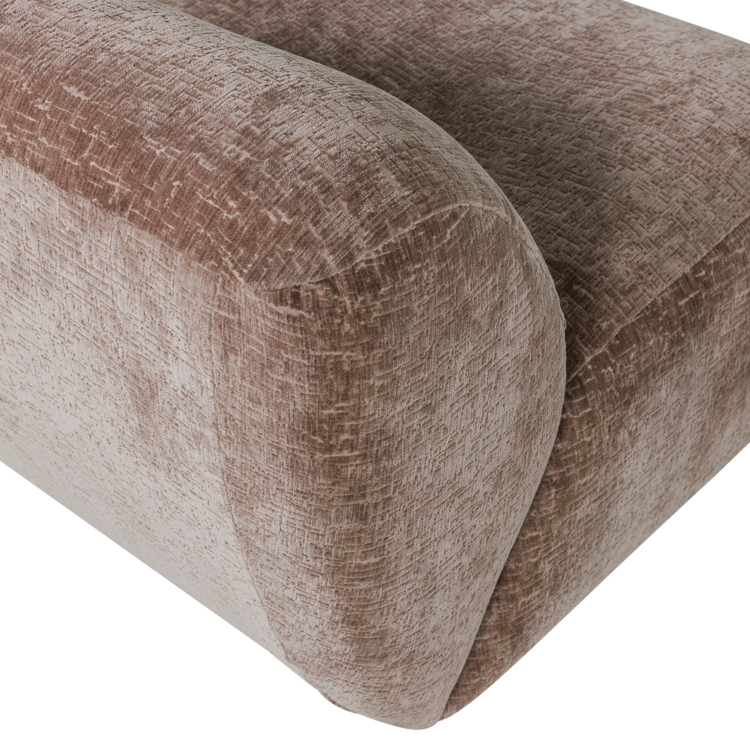 Nomu fauteuil grove chenille lichtbruin [fsc]