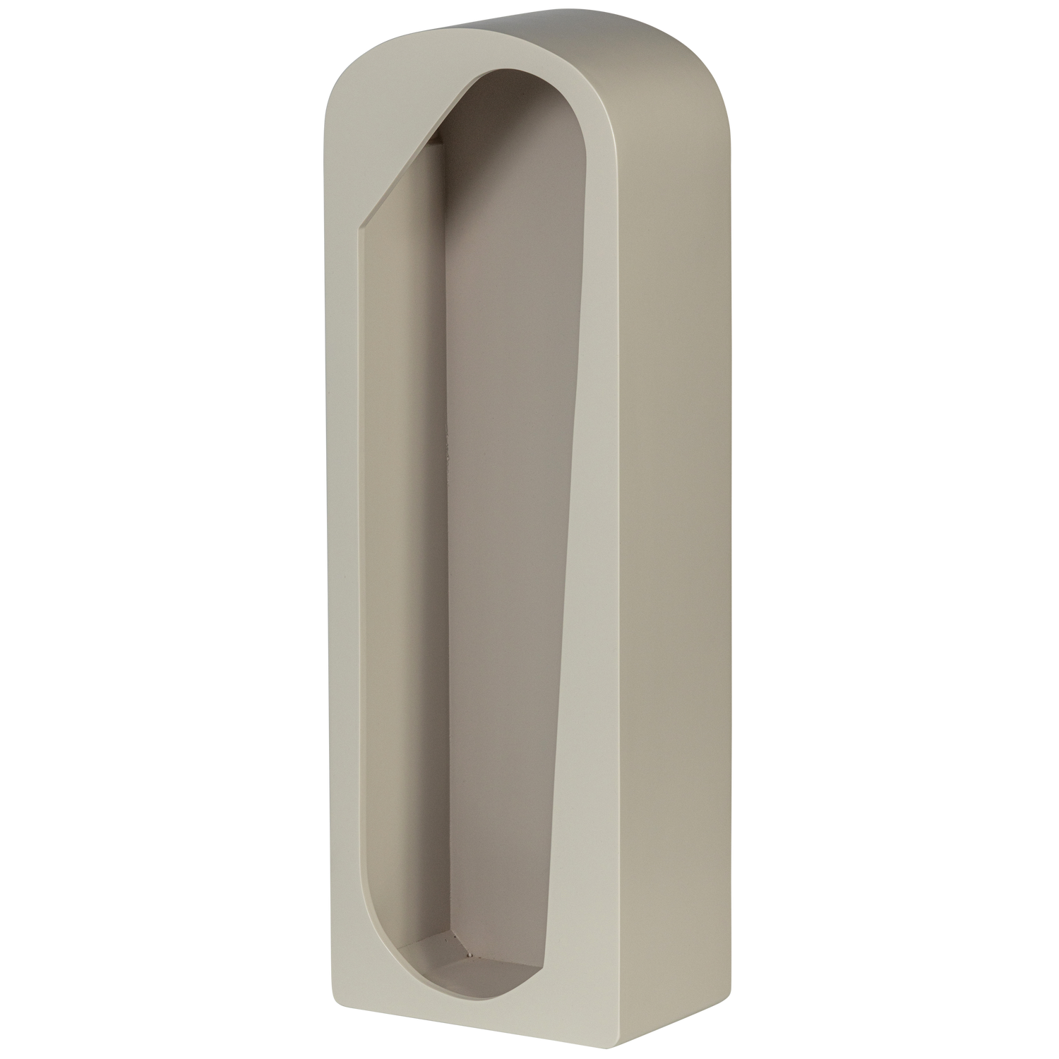 Noam wanddeco langwerpig hout dust 15x70x24 cm