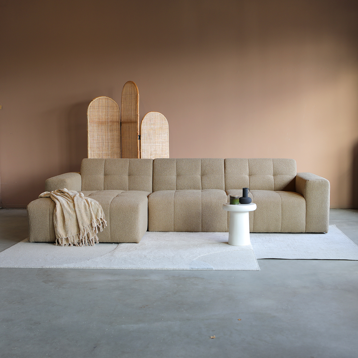 Nova Hoekbank Taupe