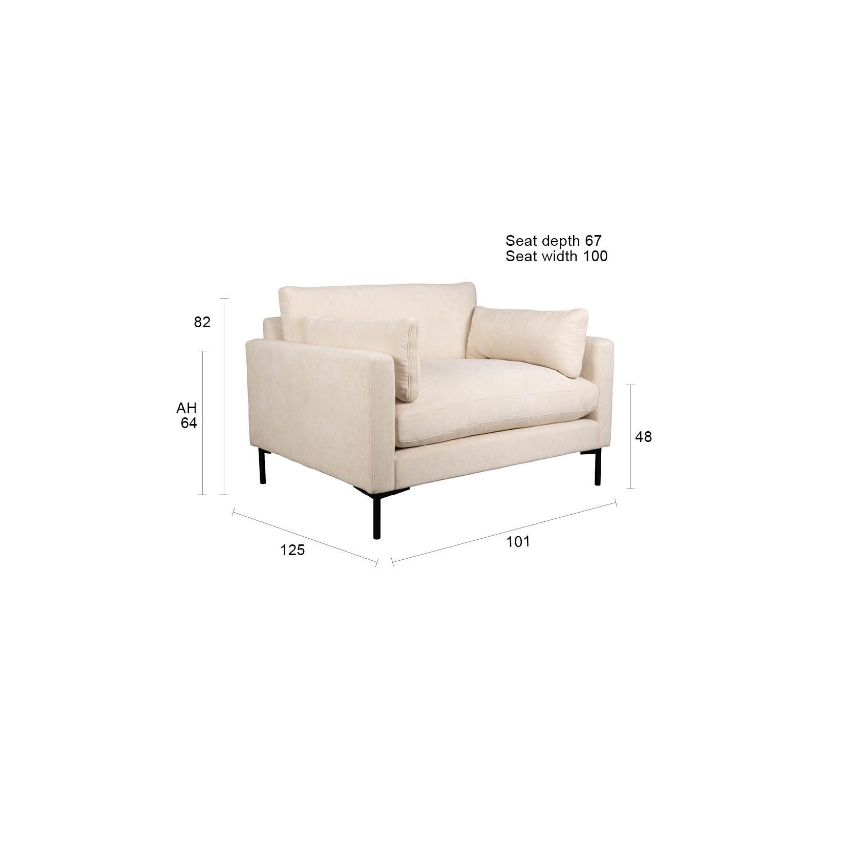 Summer loveseat new beige