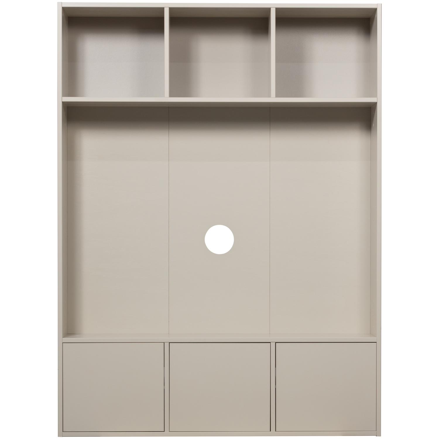 Meggy tv opbergkast 160 cm grenen middenbruin [fsc]