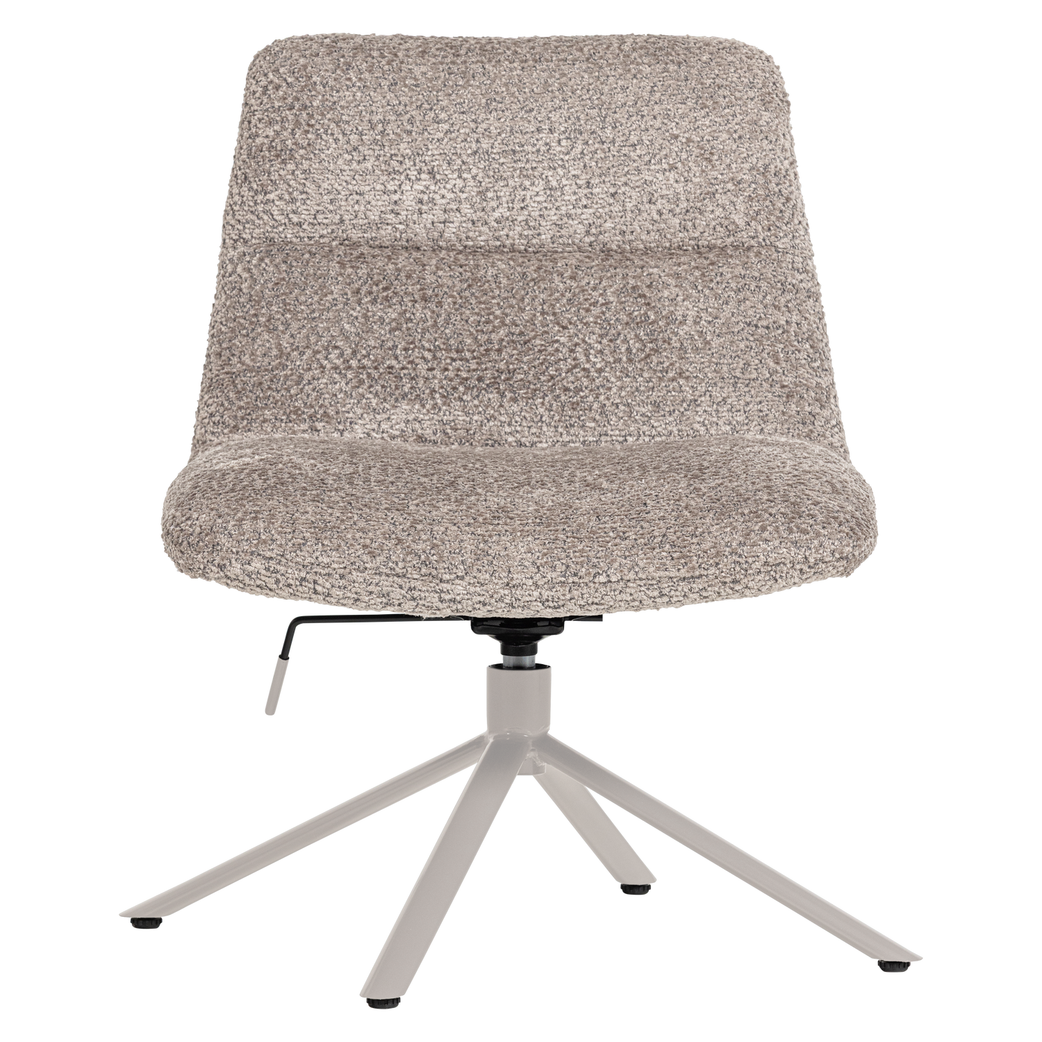 Soren verstelbare draaifauteuil wollig grijs