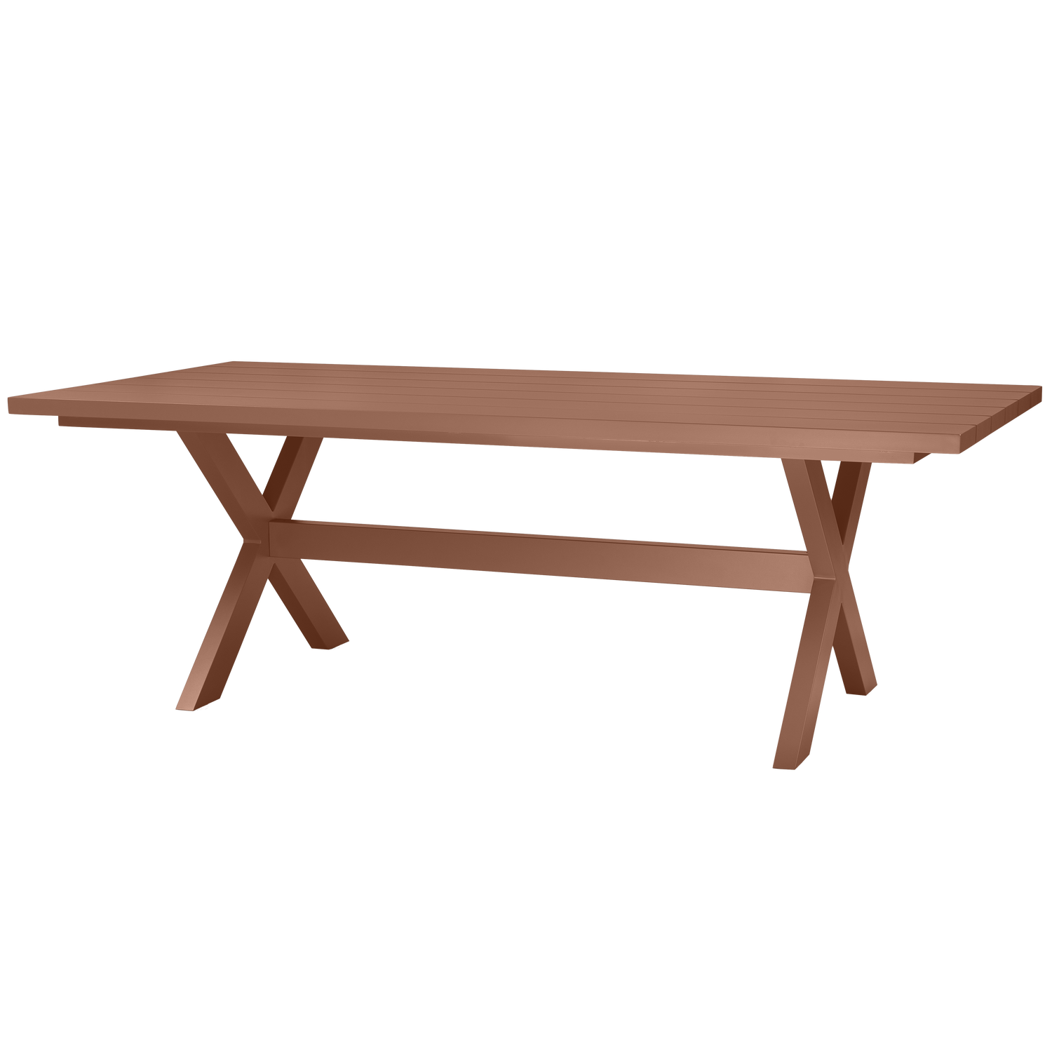 Delta picknick tuintafel aluminium terra 220x100 cm