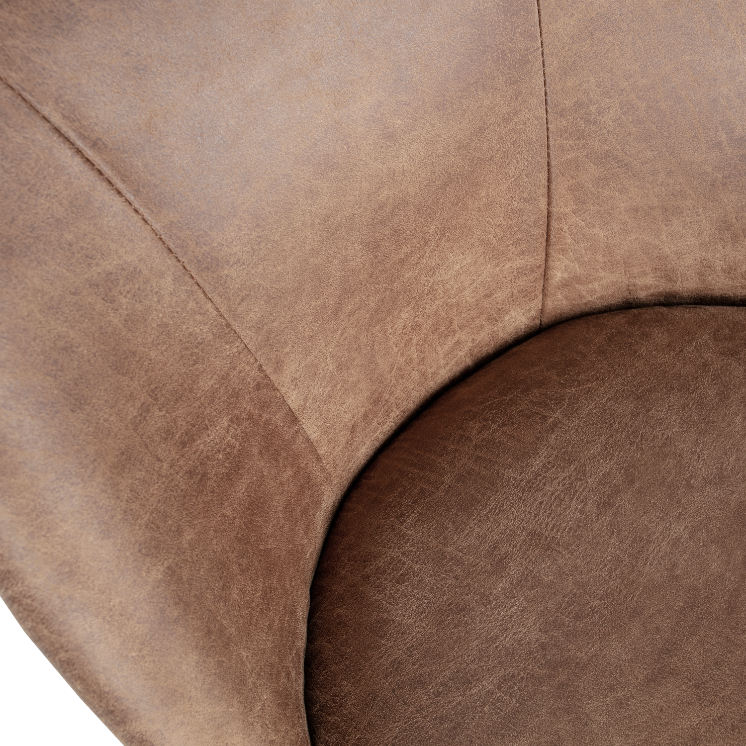 Vogue eetkamerstoel structure velvet brass