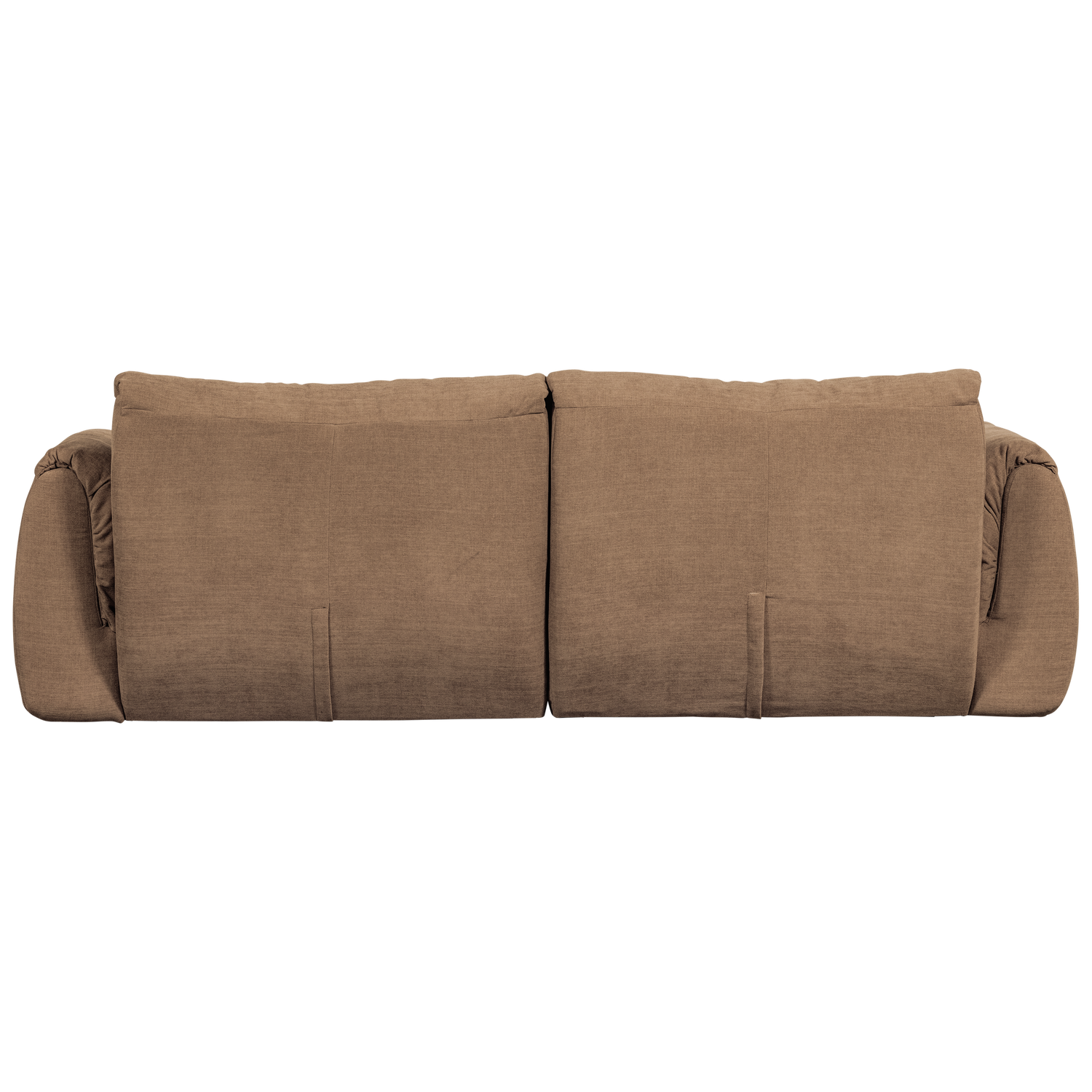 Baggy 2-zits bank 3d chenille middenbruin