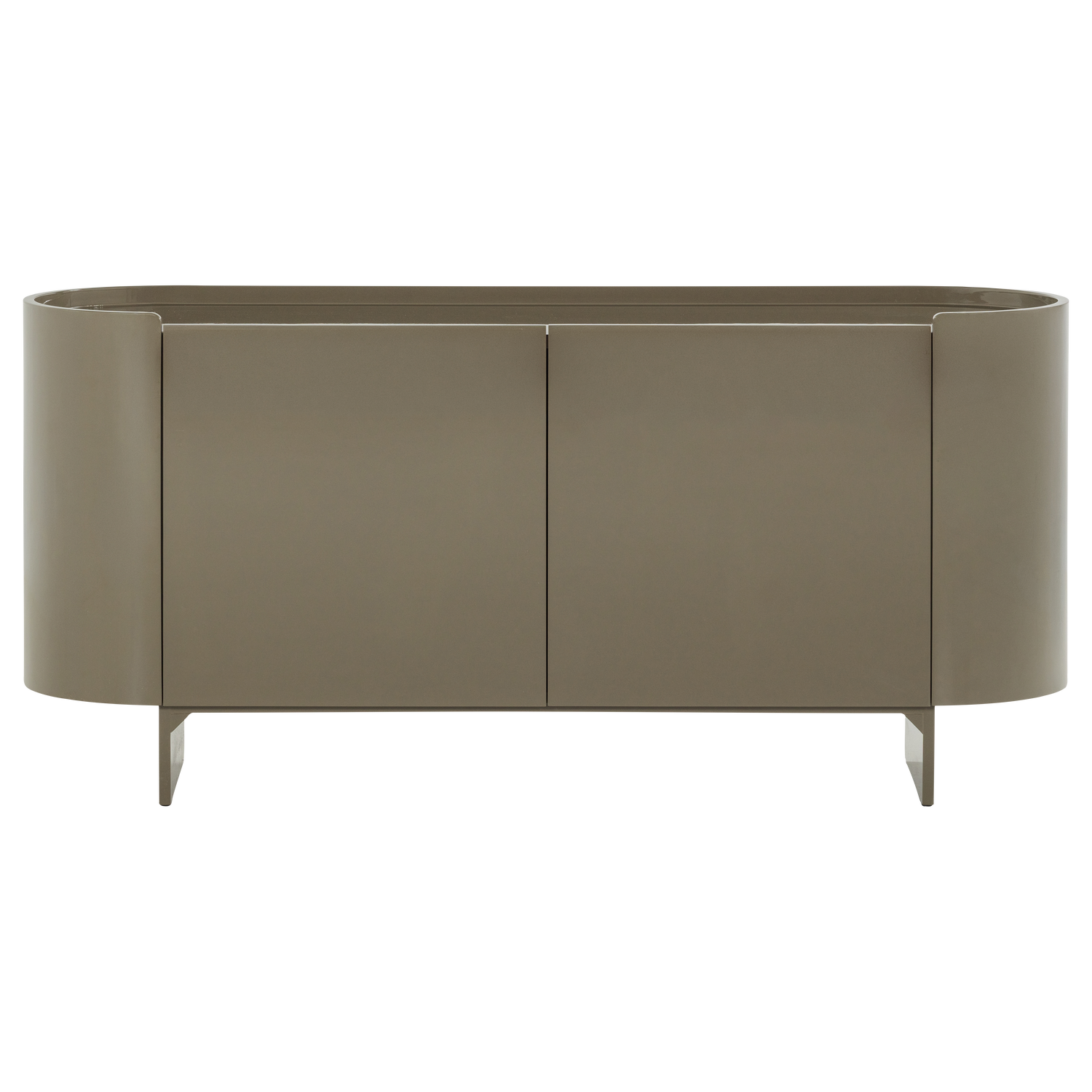 Liora tv meubel/dressoir hout hoogglans groen [fsc]
