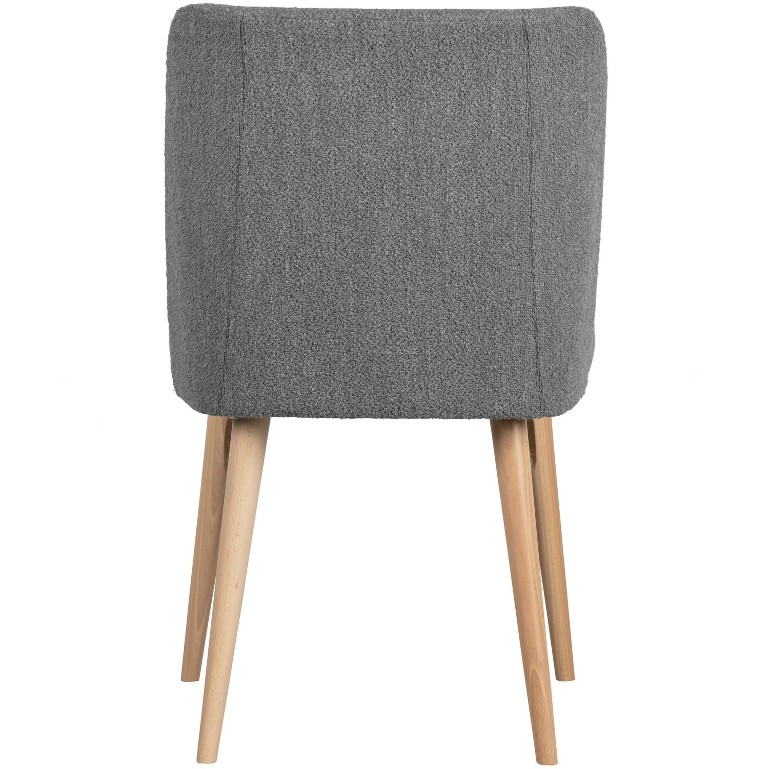 Force eetkamerstoel boucle staalgrijs