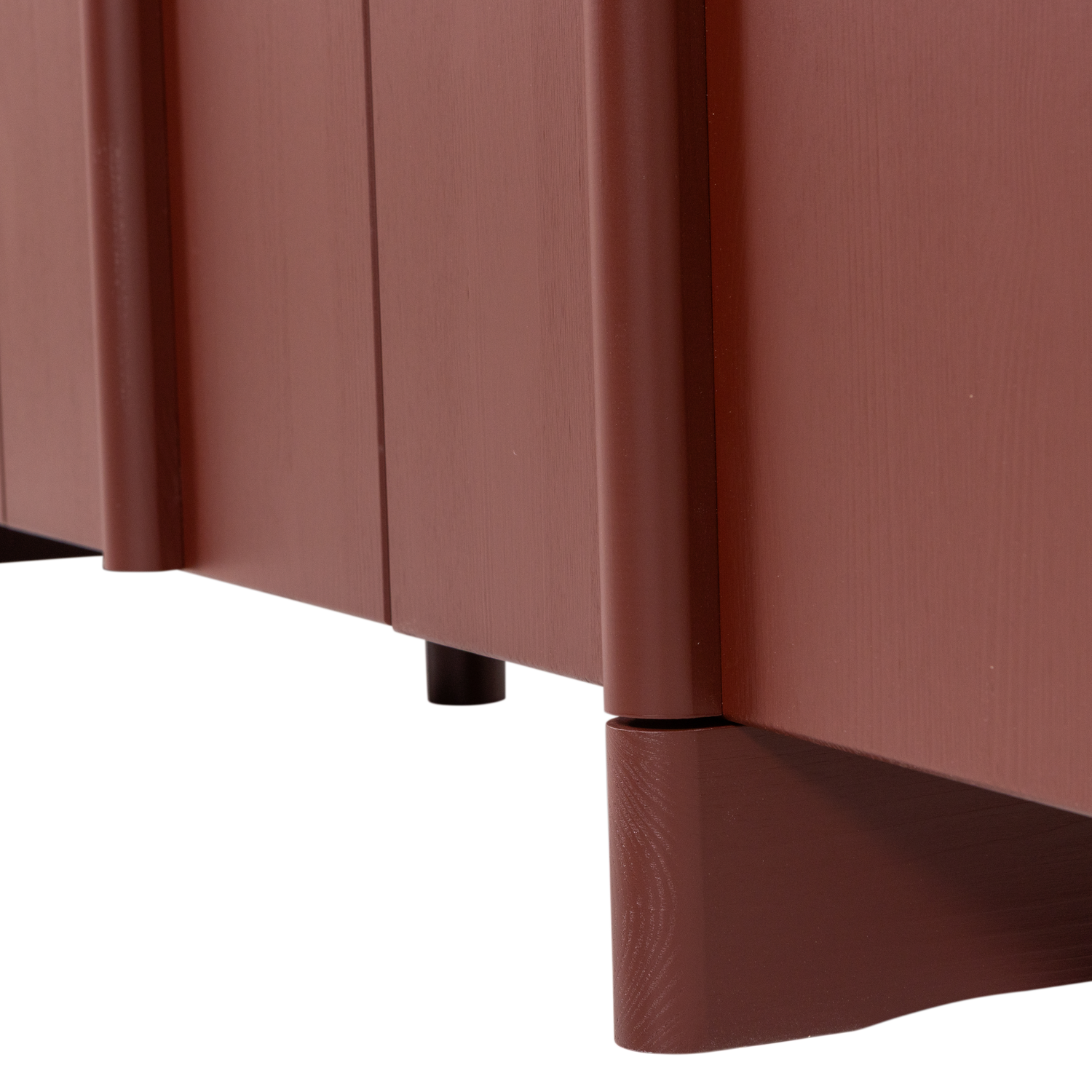 Basu dressoir grenen bordeauxrood [fsc]
