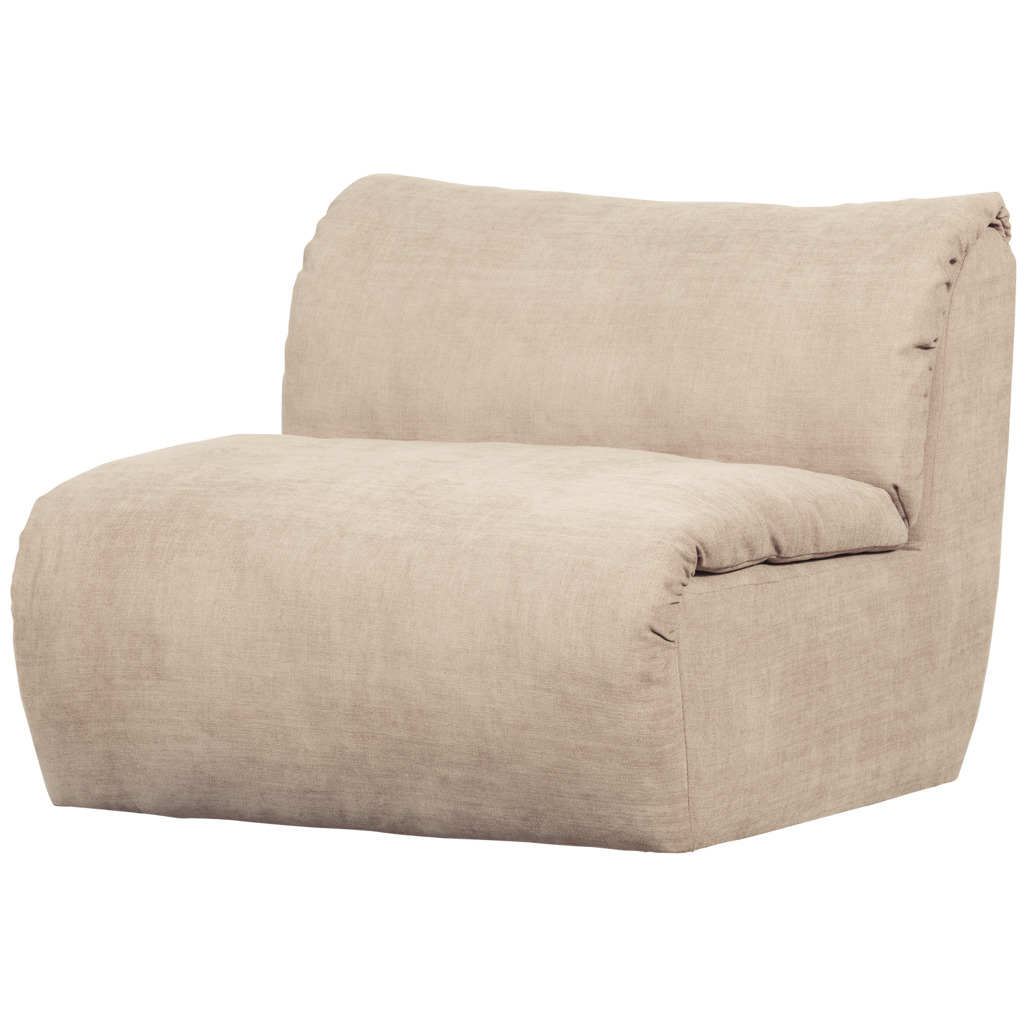 Baggy 1-zits element geweven chenille oudroze