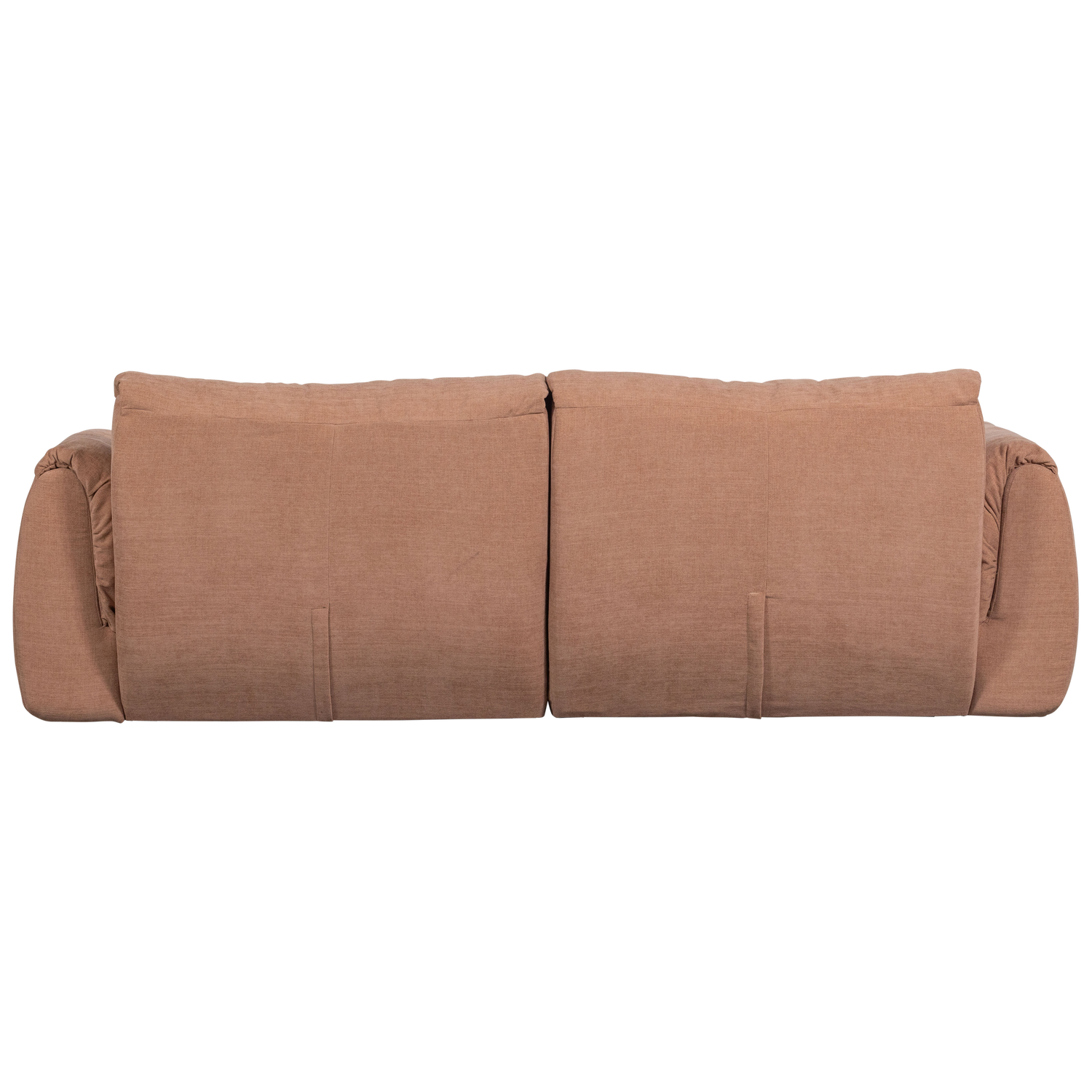 Baggy 2-zits bank 3d chenille middenbruin