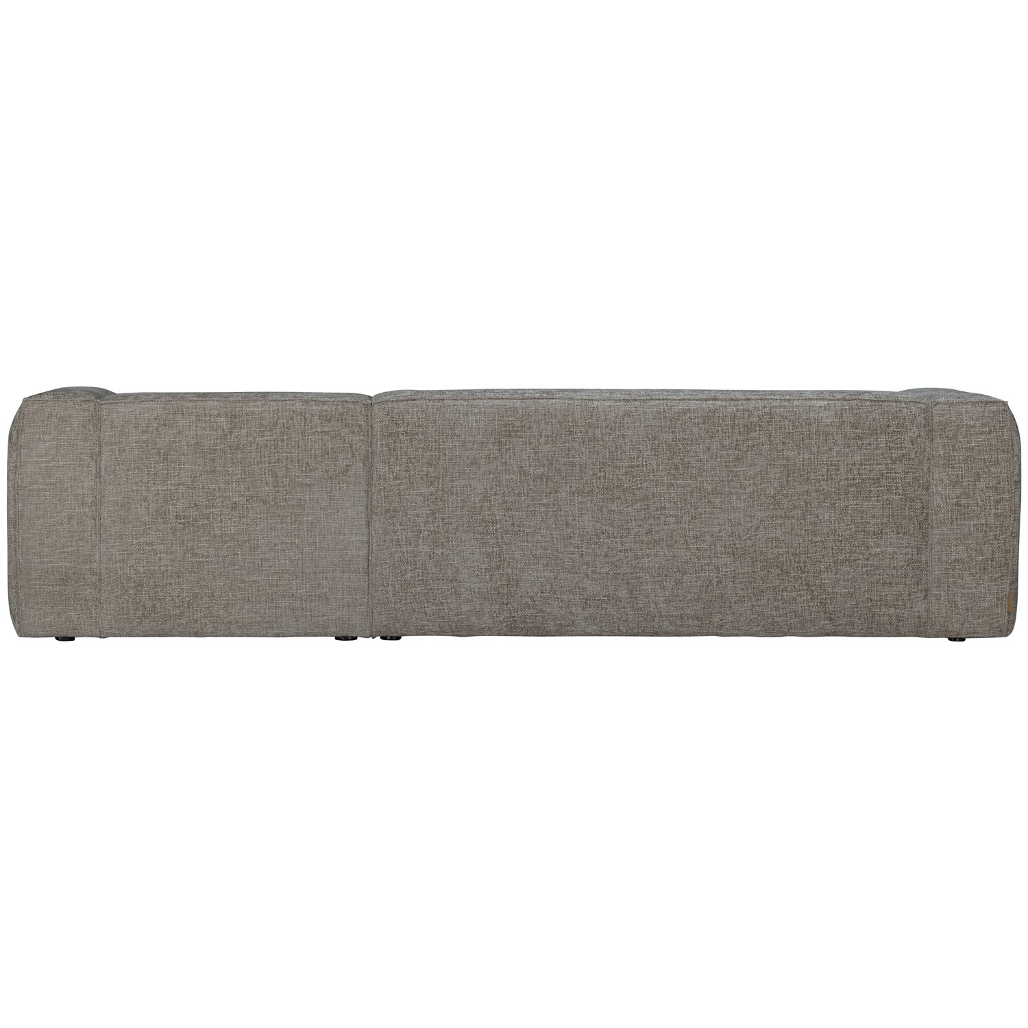 Bean hoekbank rechts chenille velvet taupe