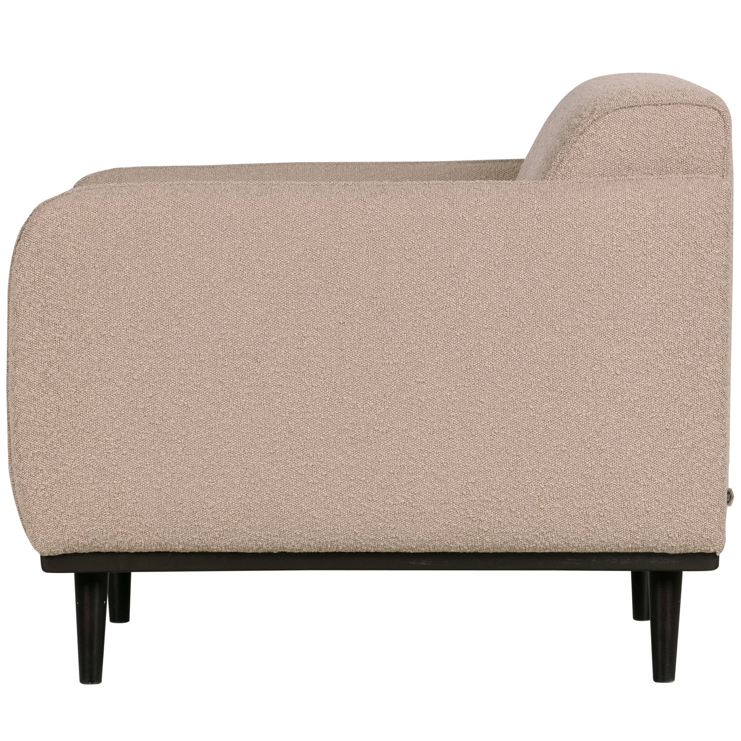 Statement fauteuil met arm chenille velvet perzikroze