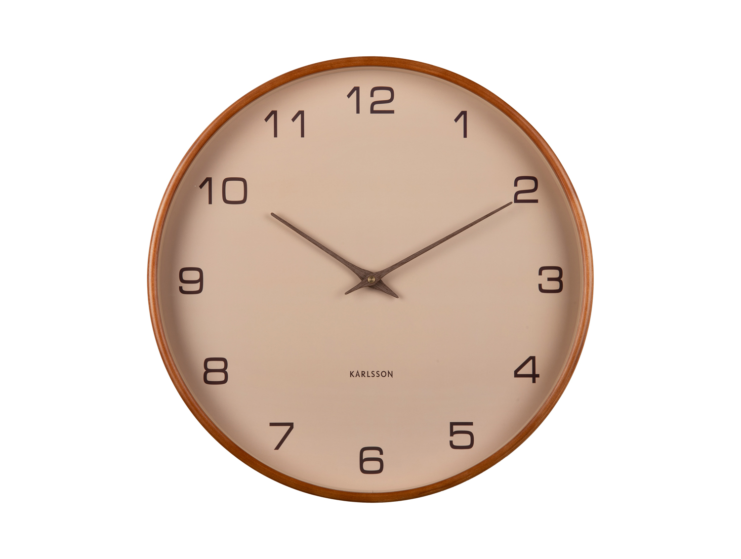 Wandklok Acento hout