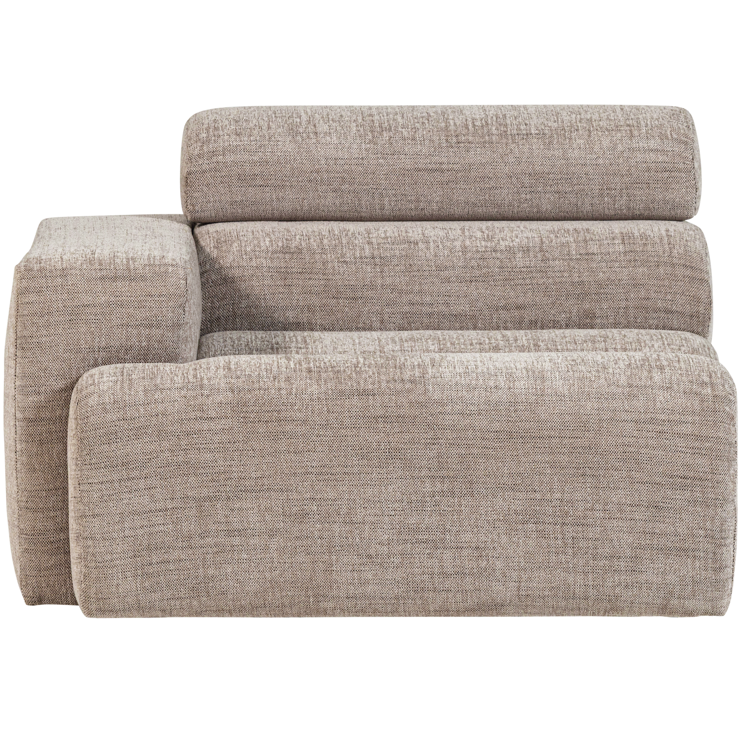 Novi 1-zits element arm links boucle karamelbruin