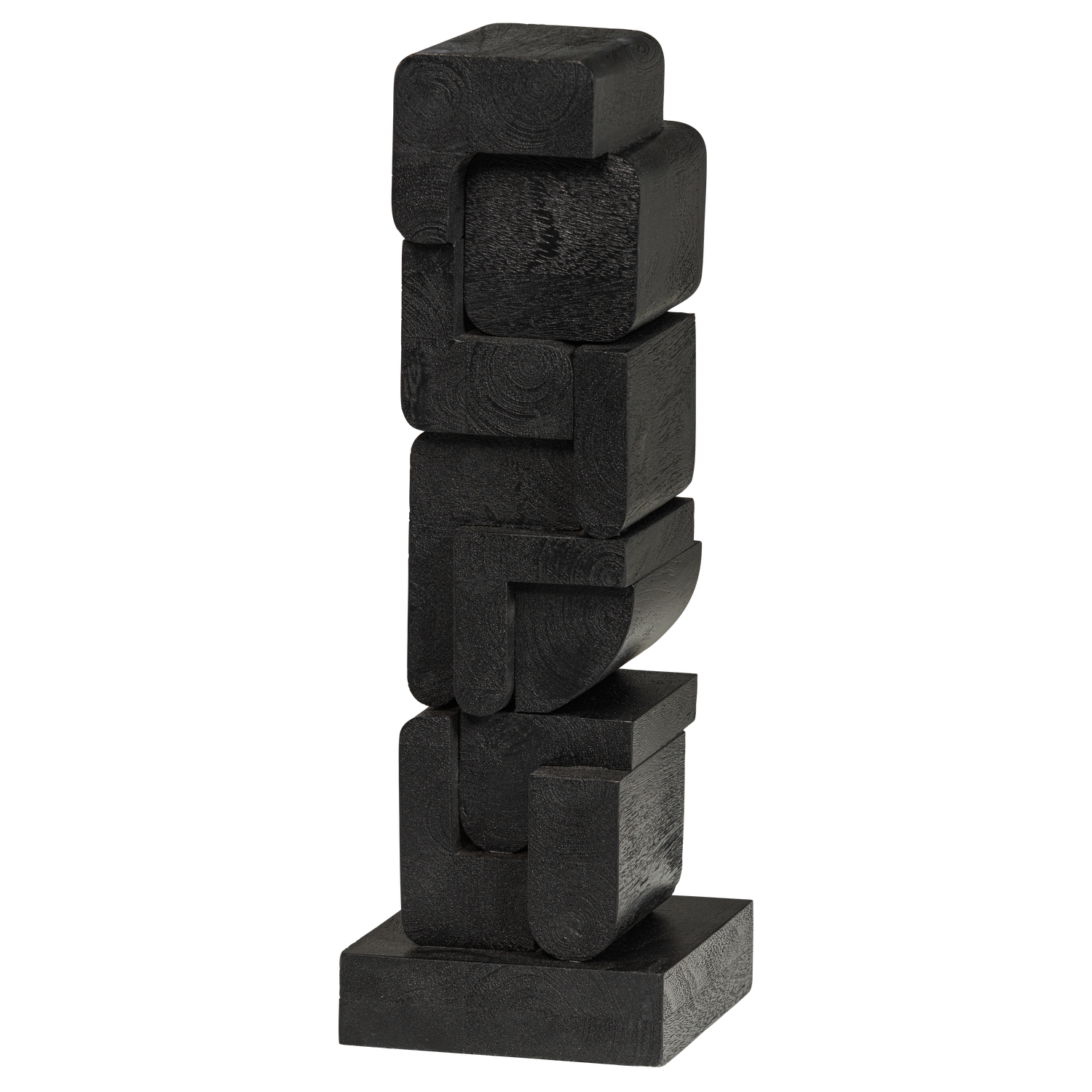 Isan sculptuur ornament hout zwart