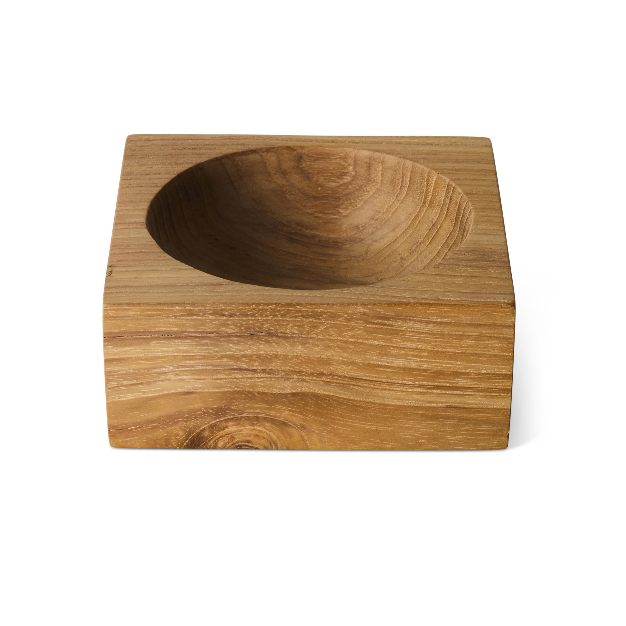 HKliving Schaal Teak cube bowl small