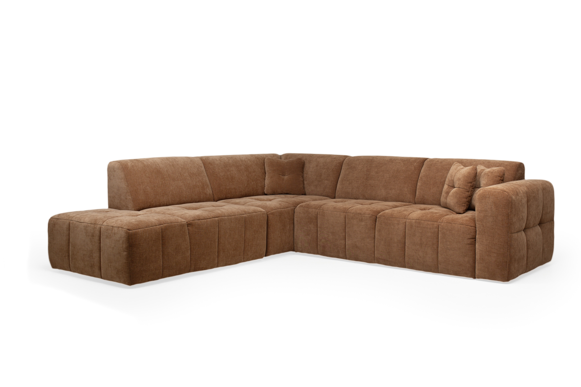 JaxxChoice hoekbank Kady roestbruin