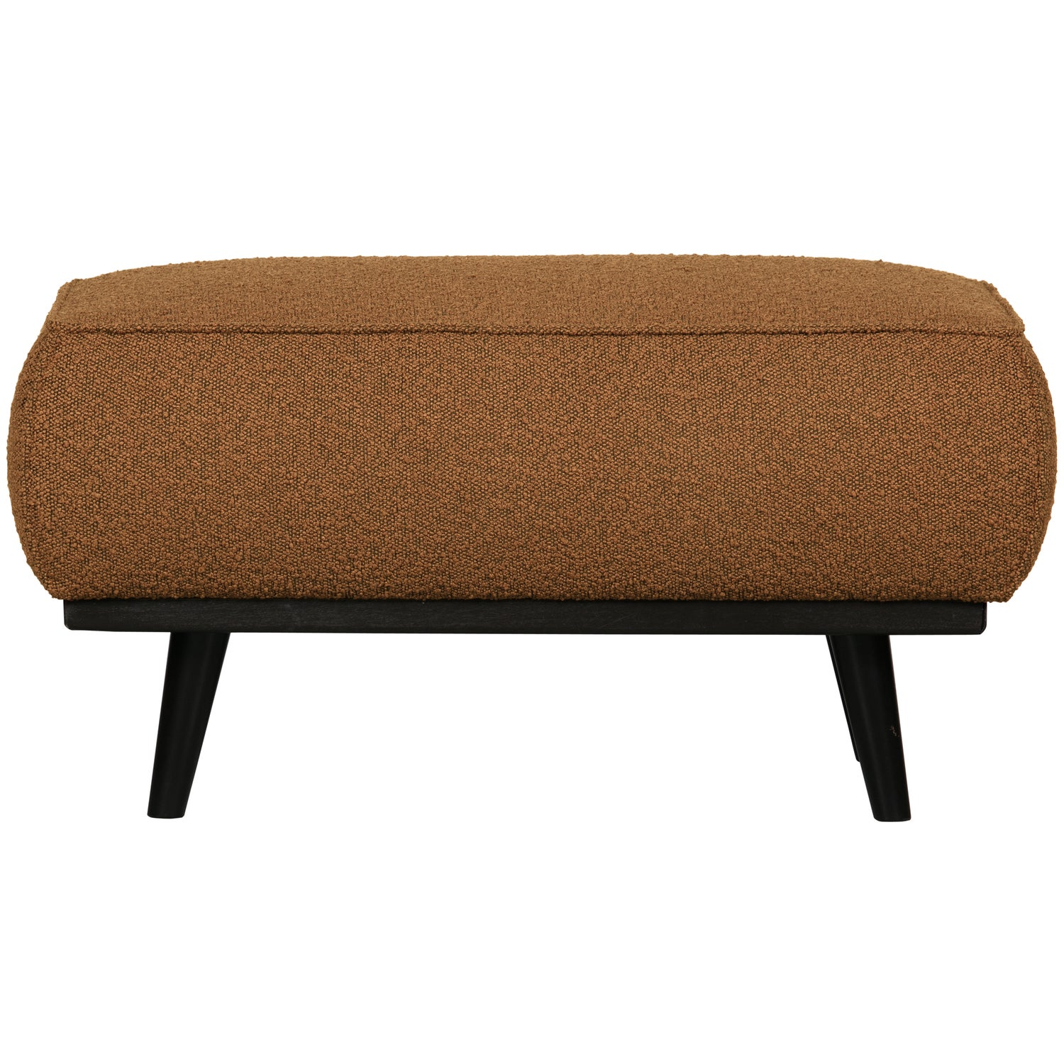Statement hocker lichtbruin melange